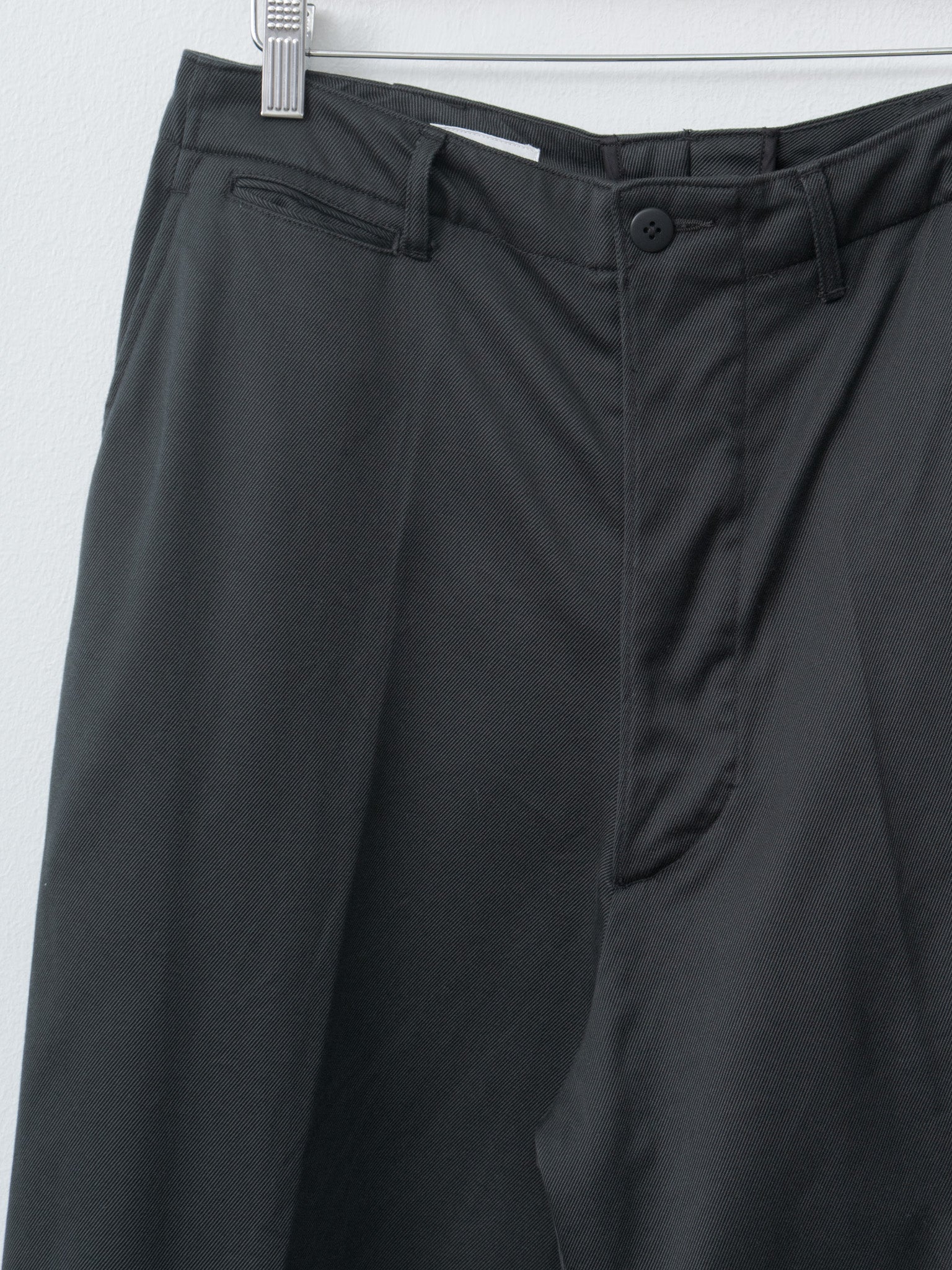 Namu Shop - Kaptain Sunshine Cotton Drill Wide Military Khakis - Black