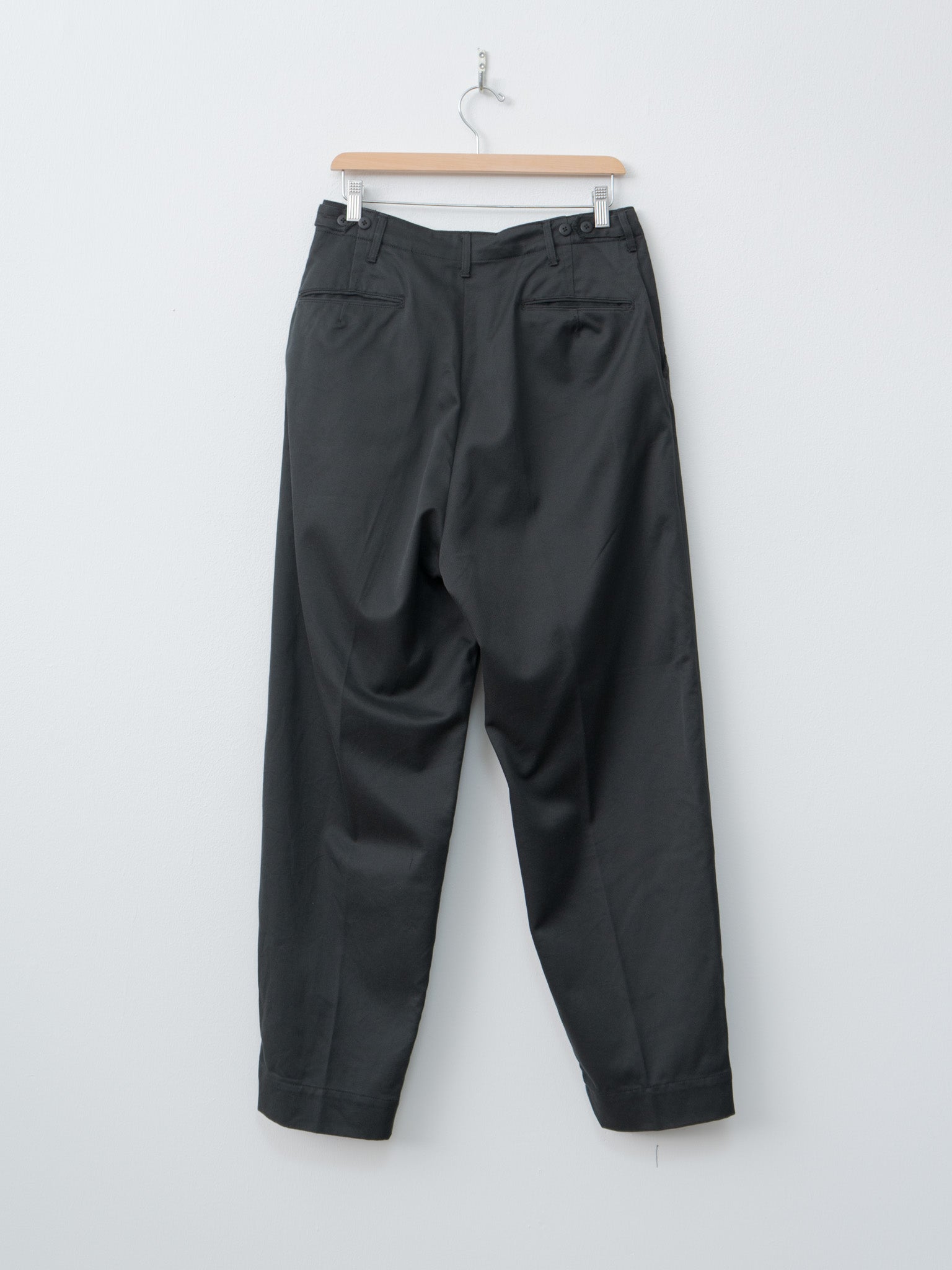 Namu Shop - Kaptain Sunshine Cotton Drill Wide Military Khakis - Black