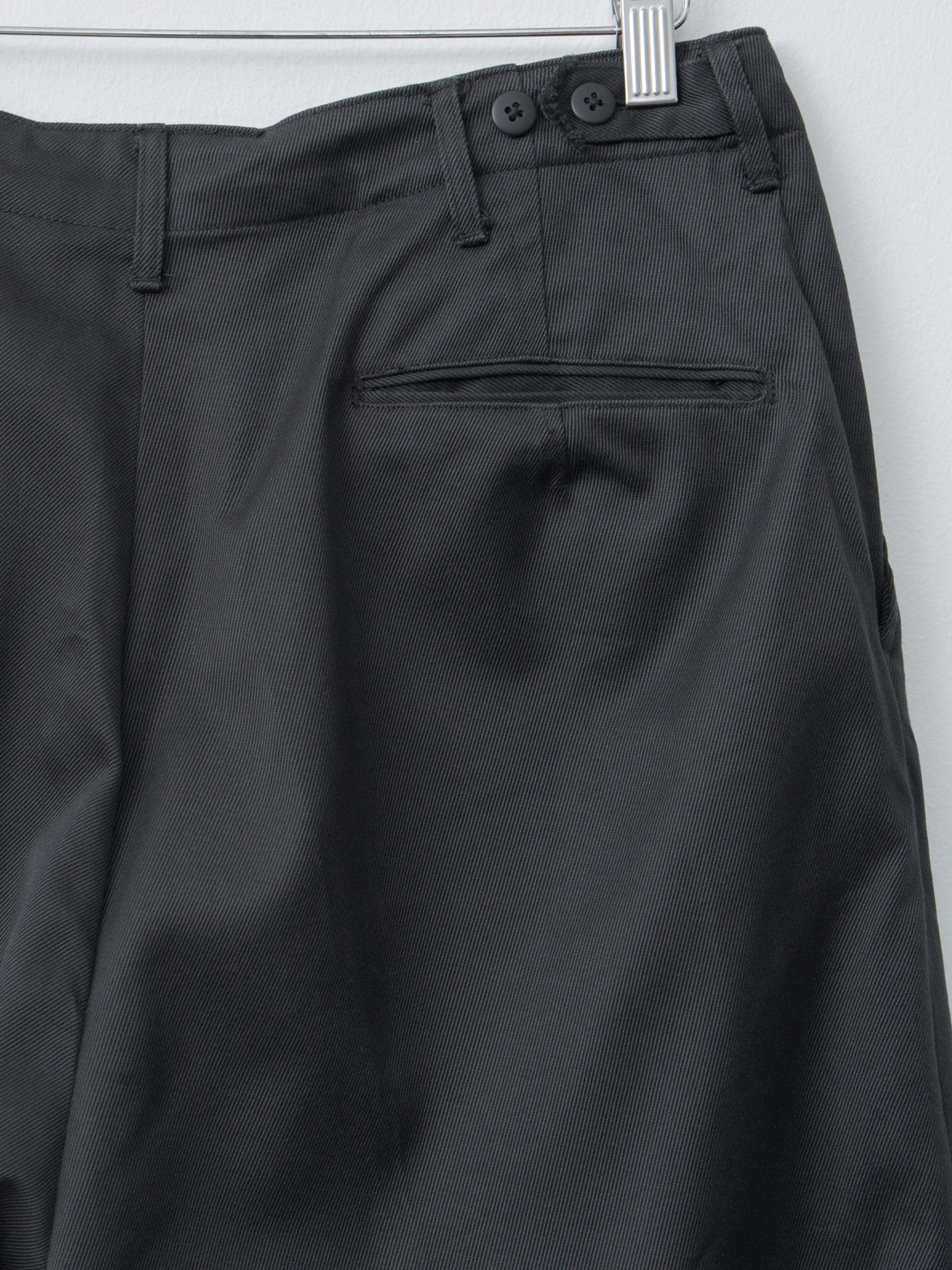 Namu Shop - Kaptain Sunshine Cotton Drill Wide Military Khakis - Black