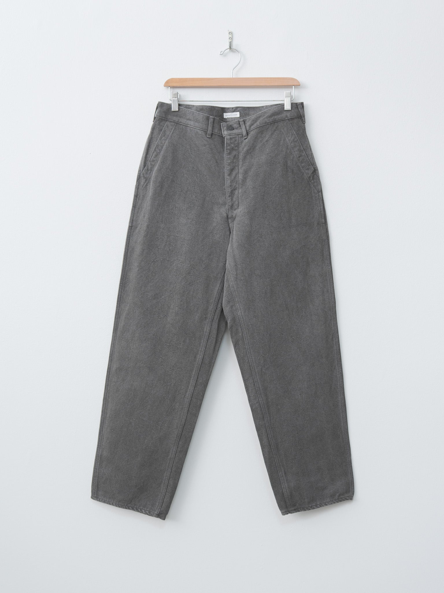 Namu Shop - Kaptain Sunshine Cotton Hemp Painter Pants - Sumi