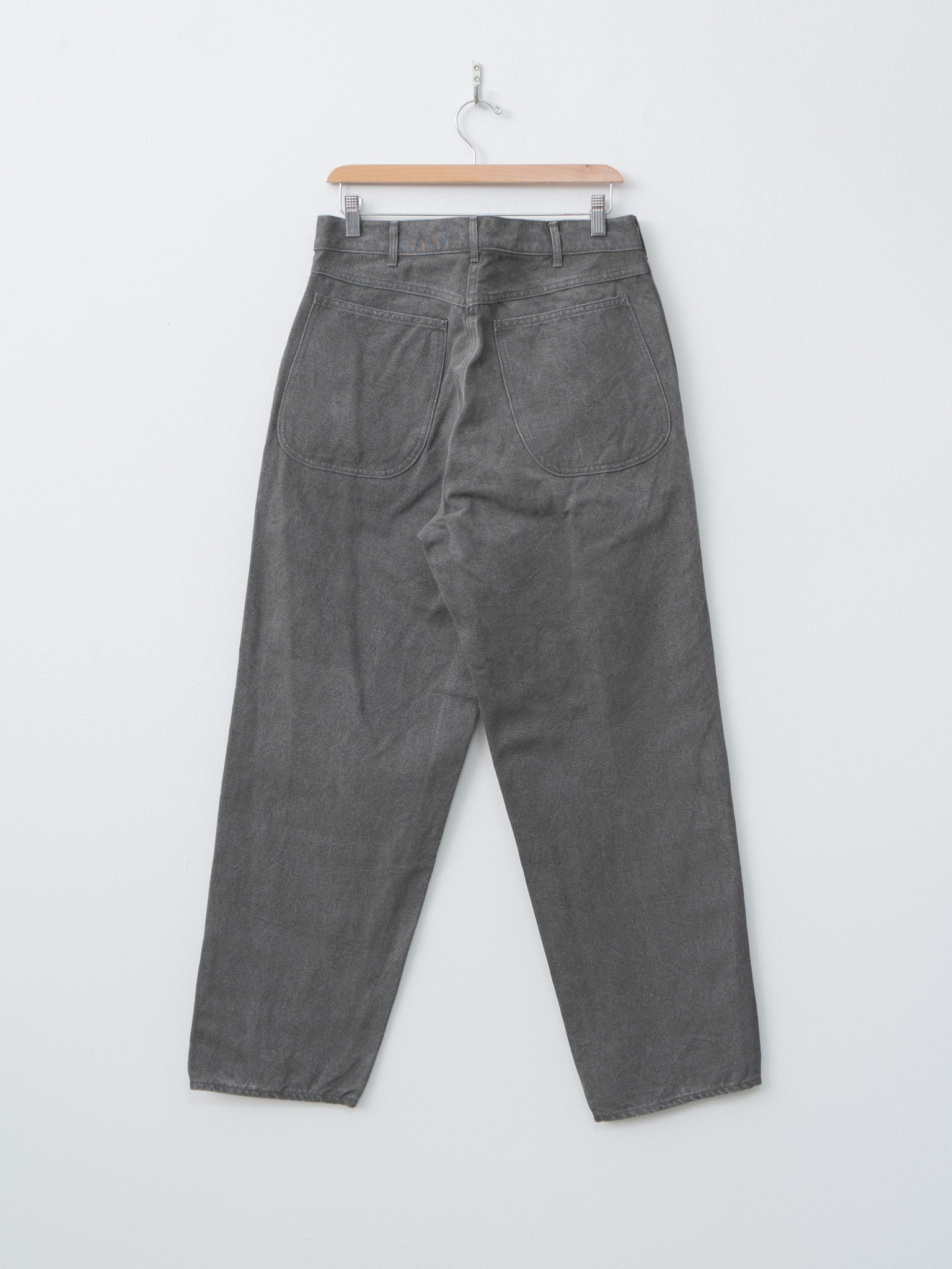 Namu Shop - Kaptain Sunshine Cotton Hemp Painter Pants - Sumi