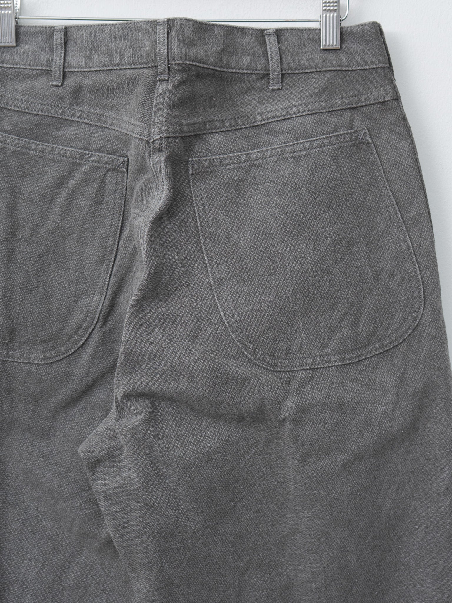 Namu Shop - Kaptain Sunshine Cotton Hemp Painter Pants - Sumi