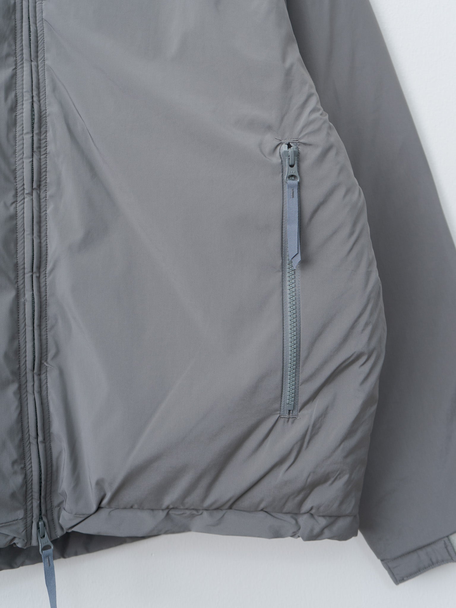 Namu Shop - Kaptain Sunshine Poly Nylon Puffer Jacket - Gray