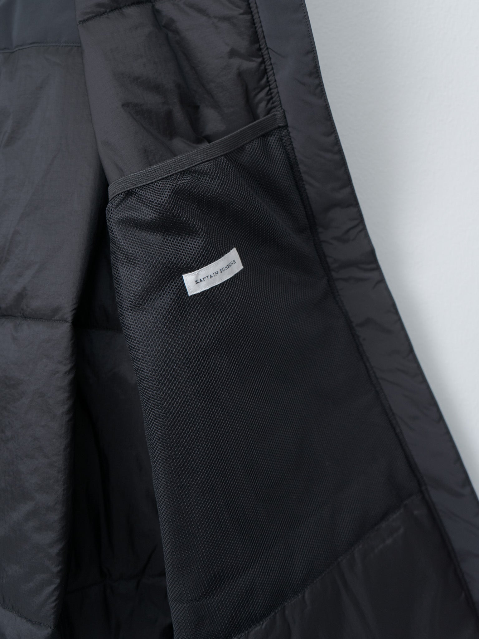 Namu Shop - Kaptain Sunshine Poly Nylon Puffer Jacket - Black