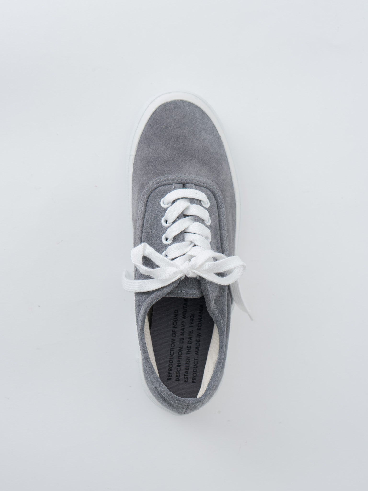 Namu Shop - Reproduction of Found 5851S US Navy Military Trainer - Gray Suede (women's)