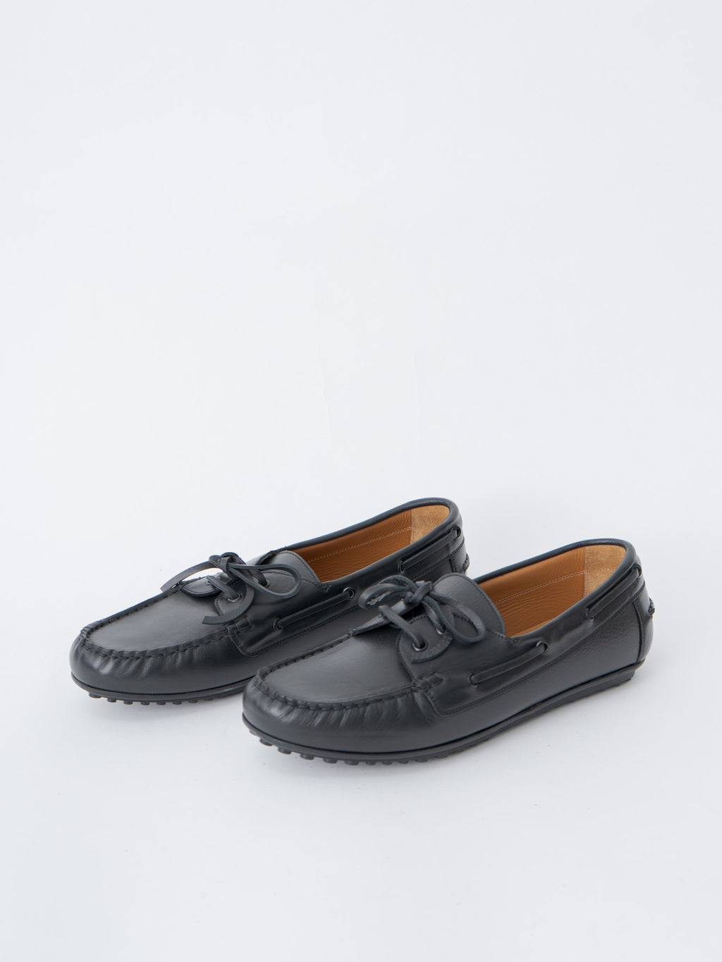 Namu Shop - Reproduction of Found 730FDL Italian Navy Military Deck Shoes - Black