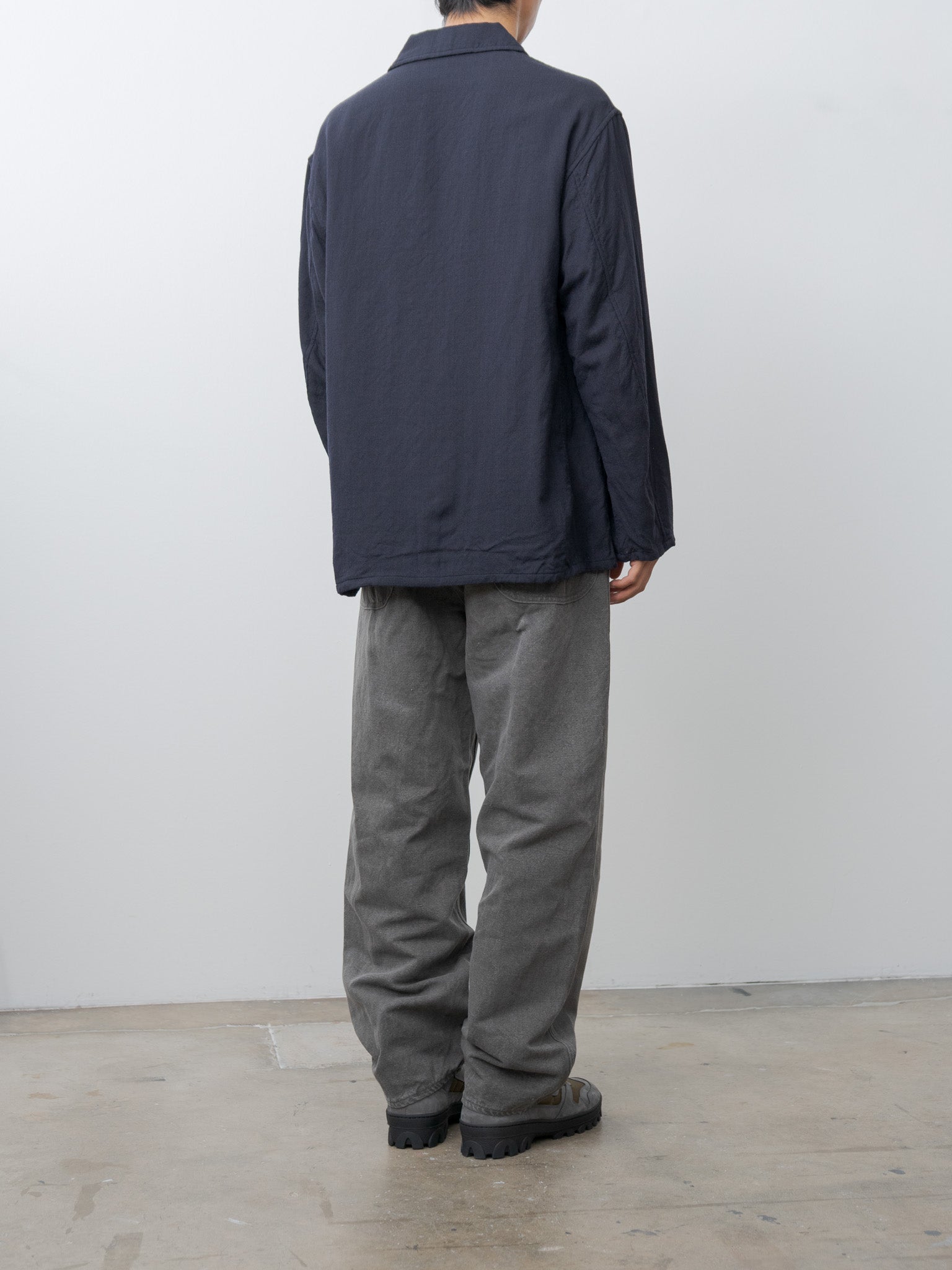 Namu Shop - Kaptain Sunshine Cotton Hemp Painter Pants - Sumi