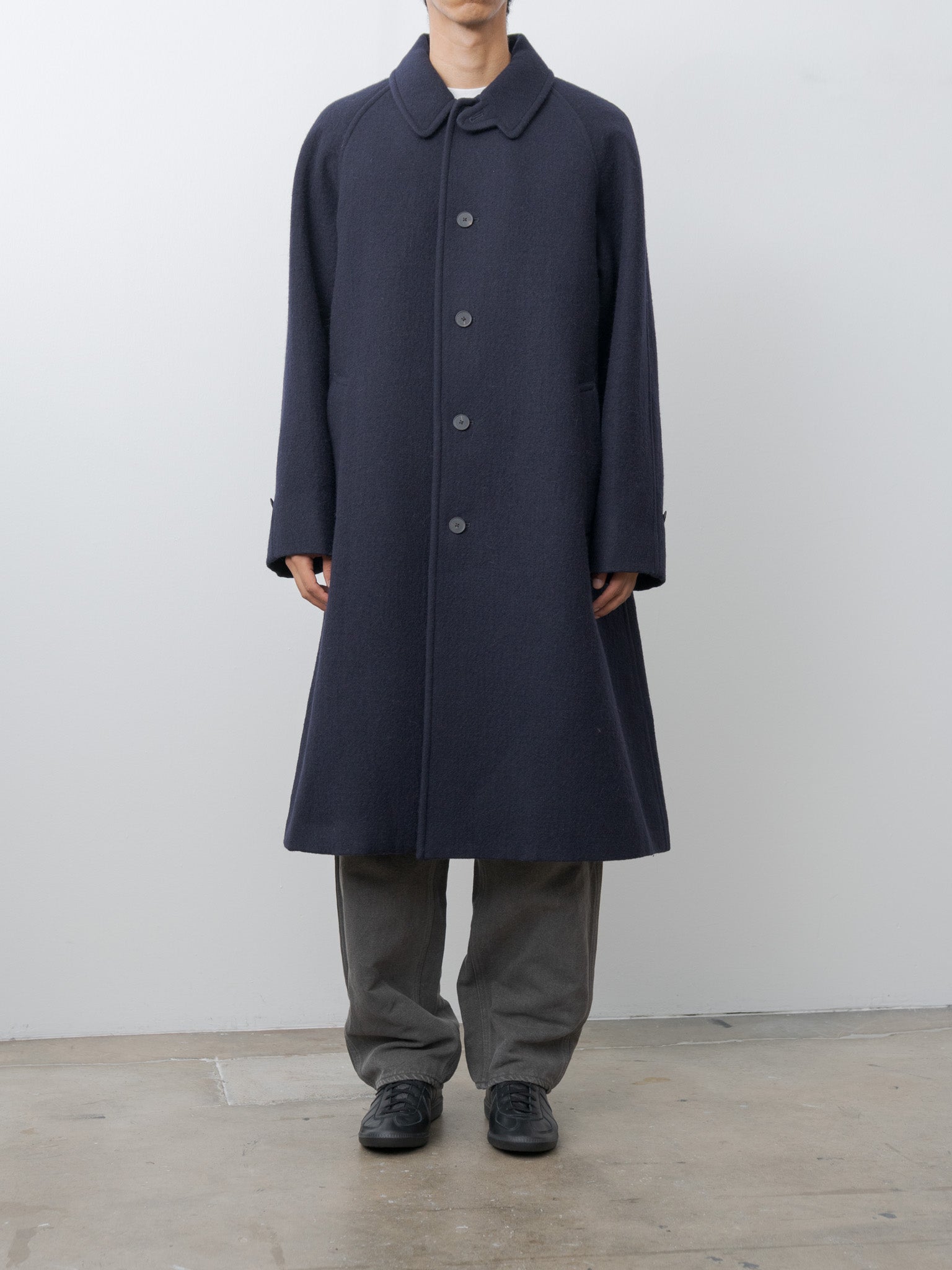 Namu Shop - Kaptain Sunshine Umbrella Coat - Navy