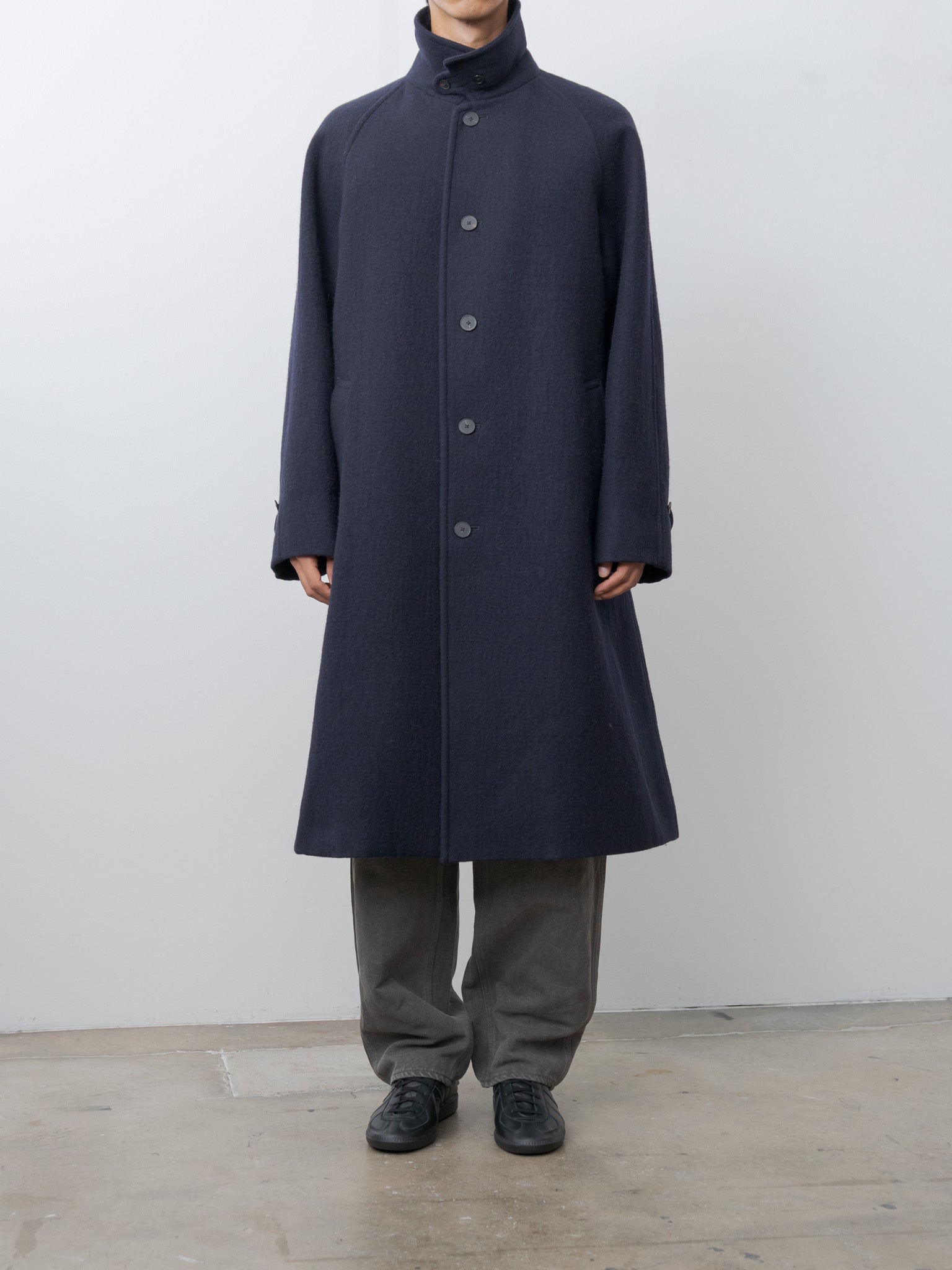 Namu Shop - Kaptain Sunshine Umbrella Coat - Navy