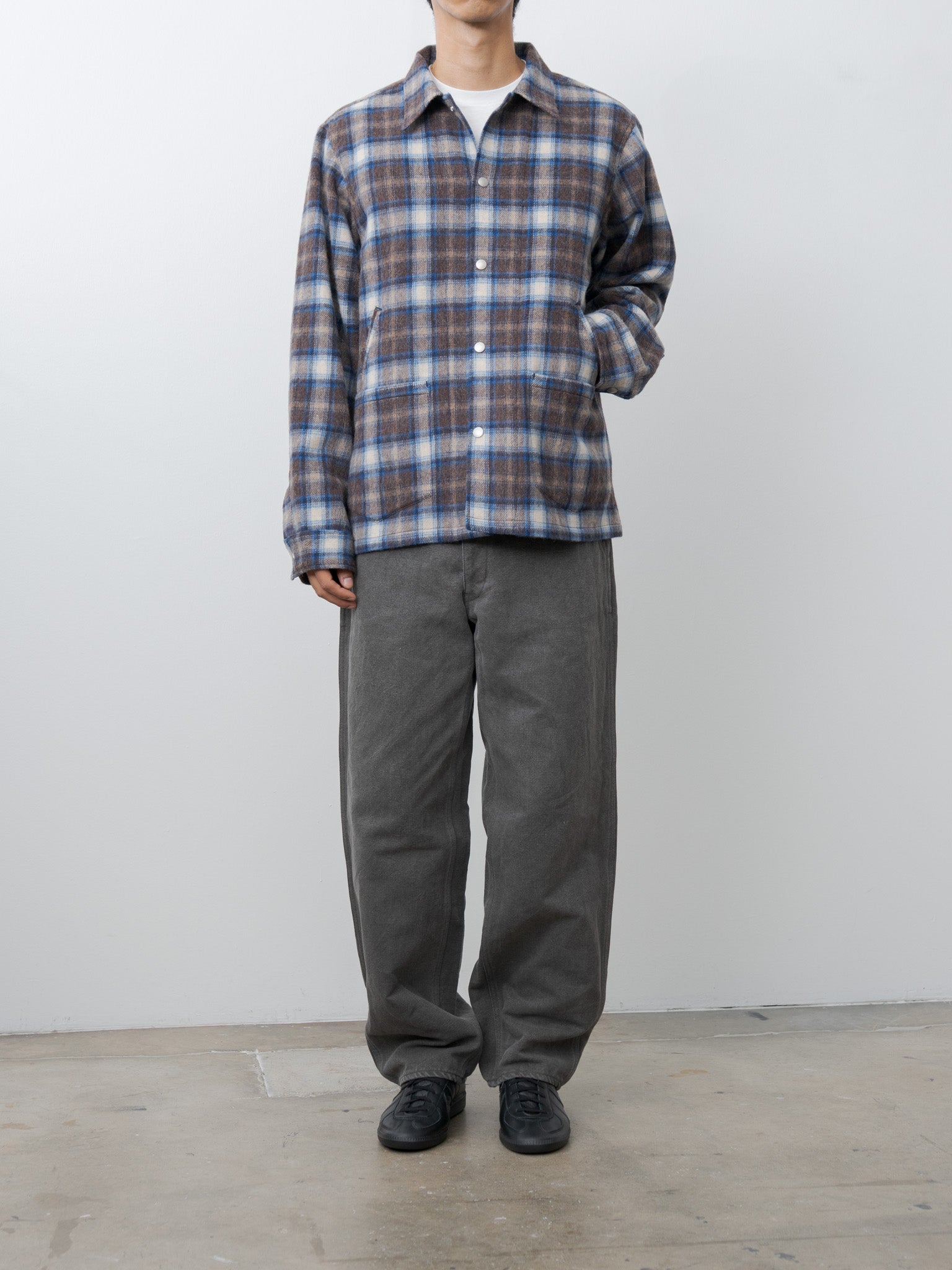 Namu Shop - Fujito Tom CPO Jacket - Blue Check