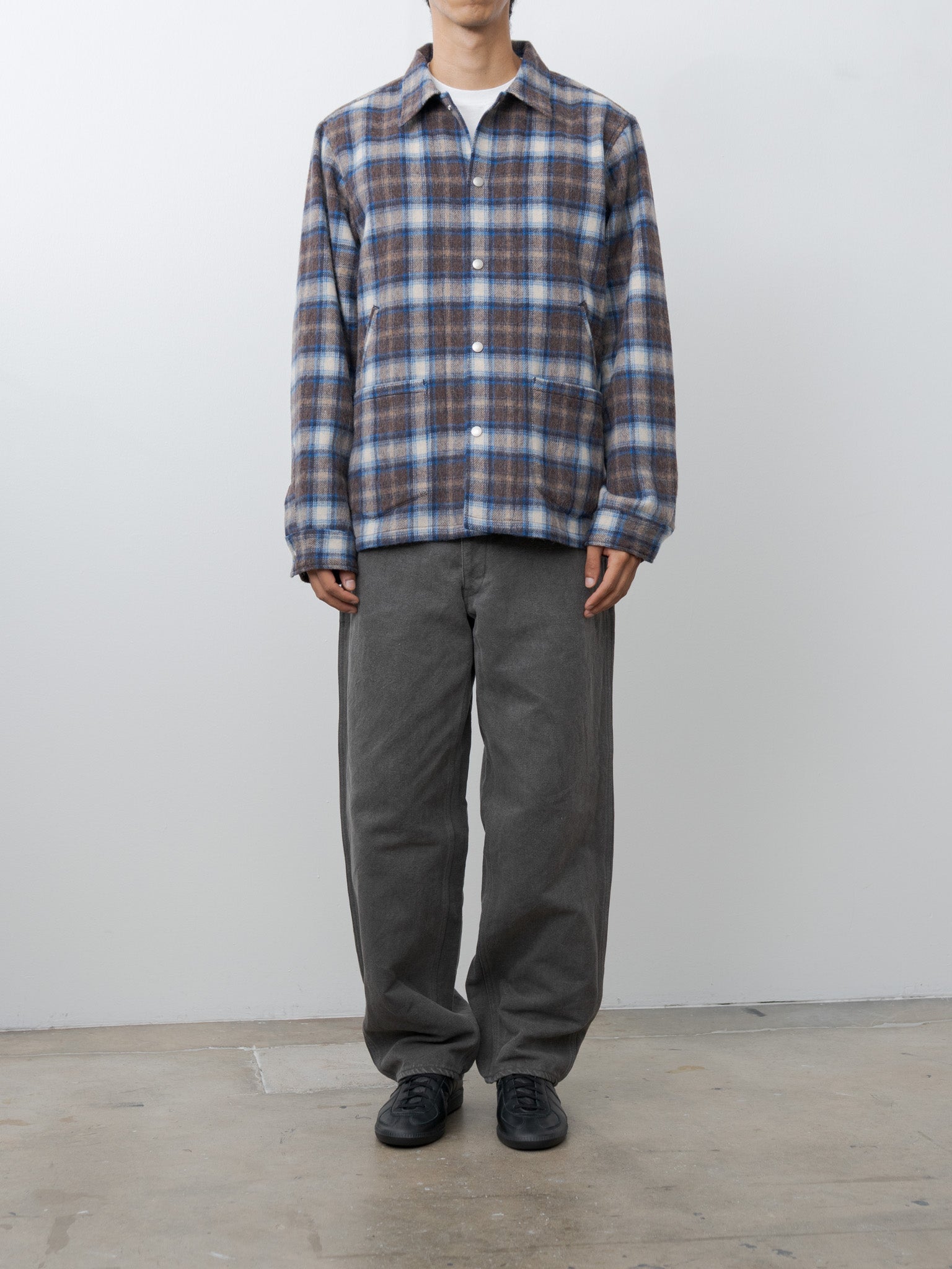 Namu Shop - Fujito Tom CPO Jacket - Blue Check