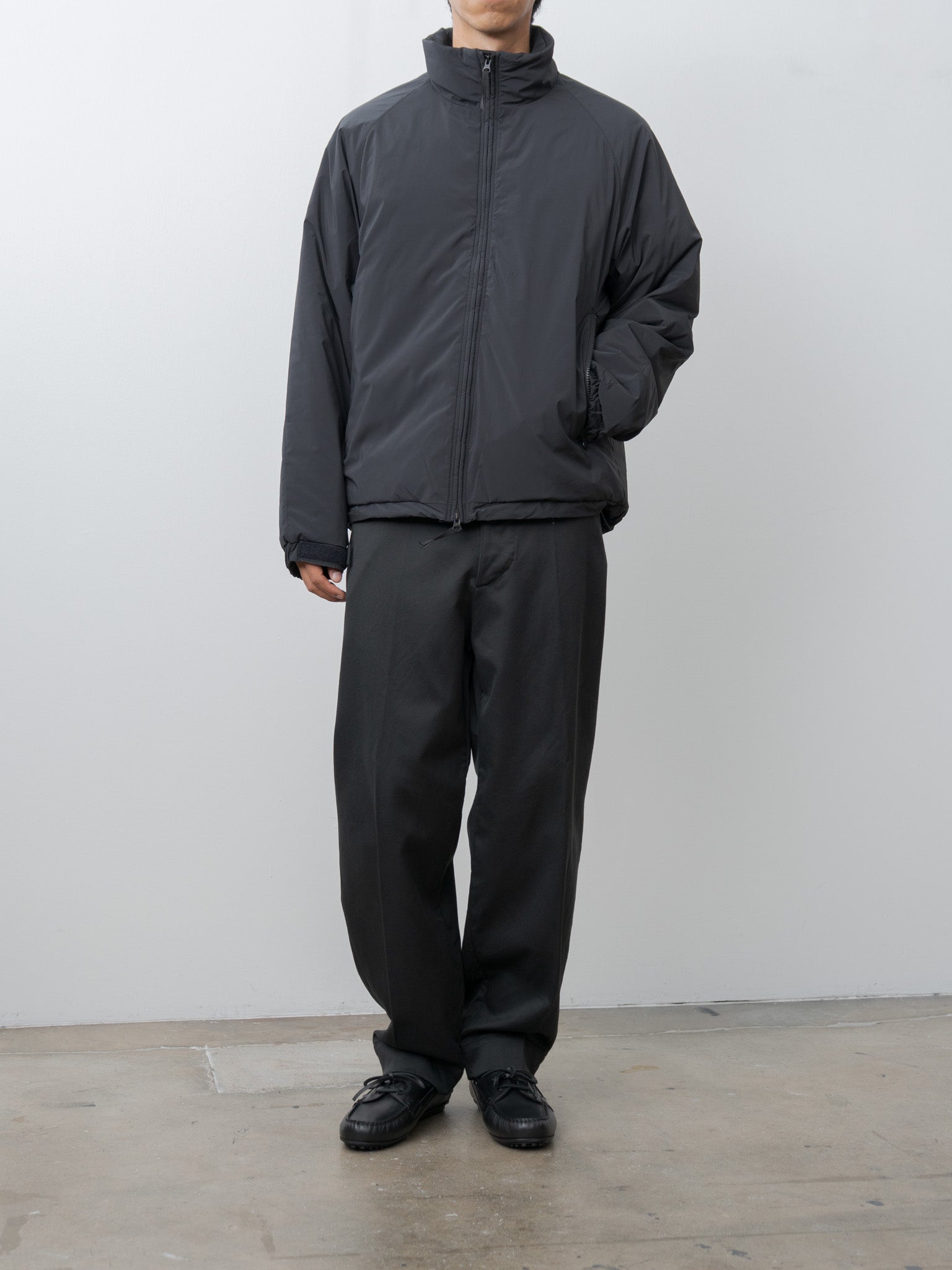 Namu Shop - Kaptain Sunshine Cotton Drill Wide Military Khakis - Black