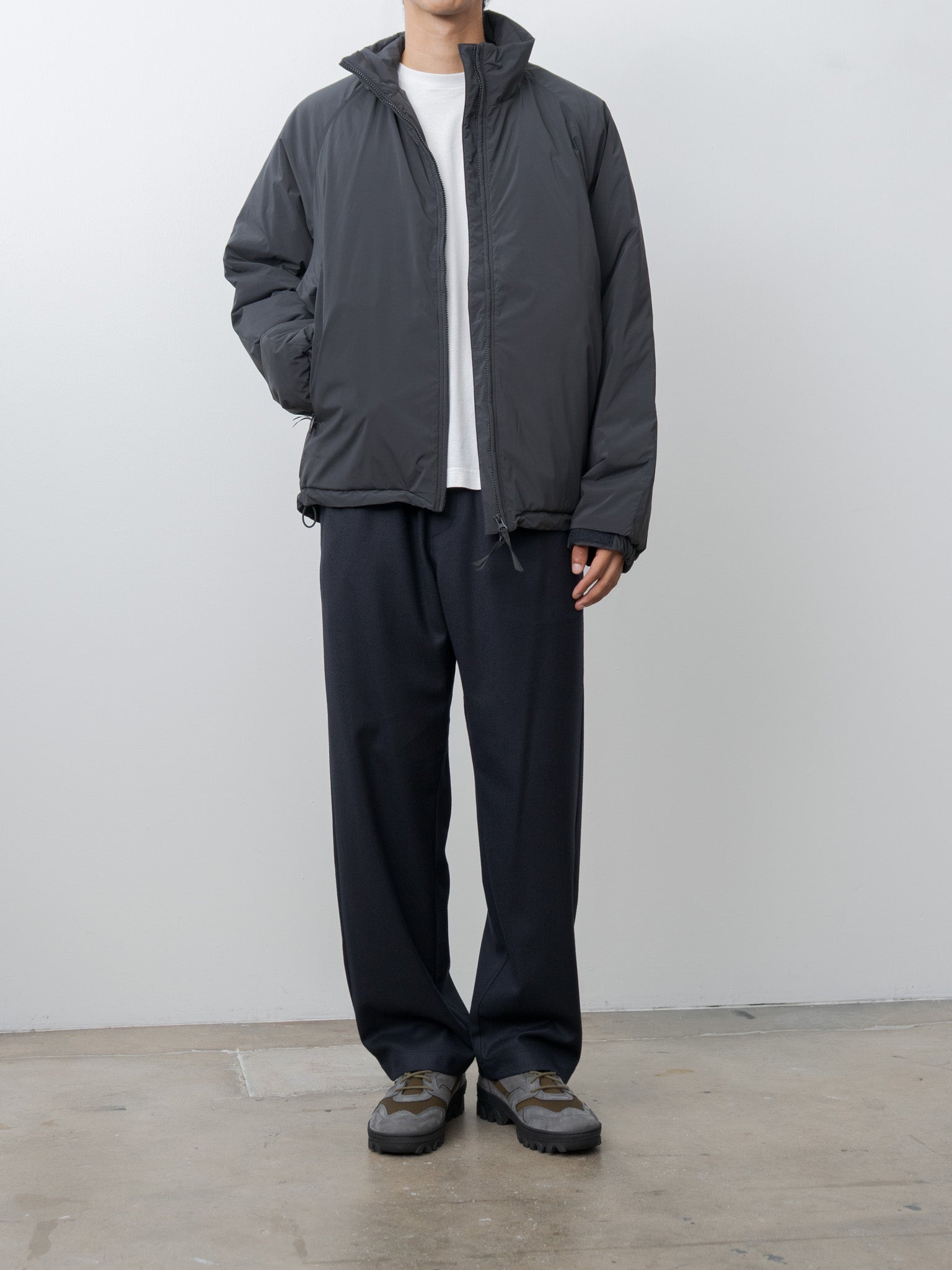 Namu Shop - Kaptain Sunshine Poly Nylon Puffer Jacket - Black