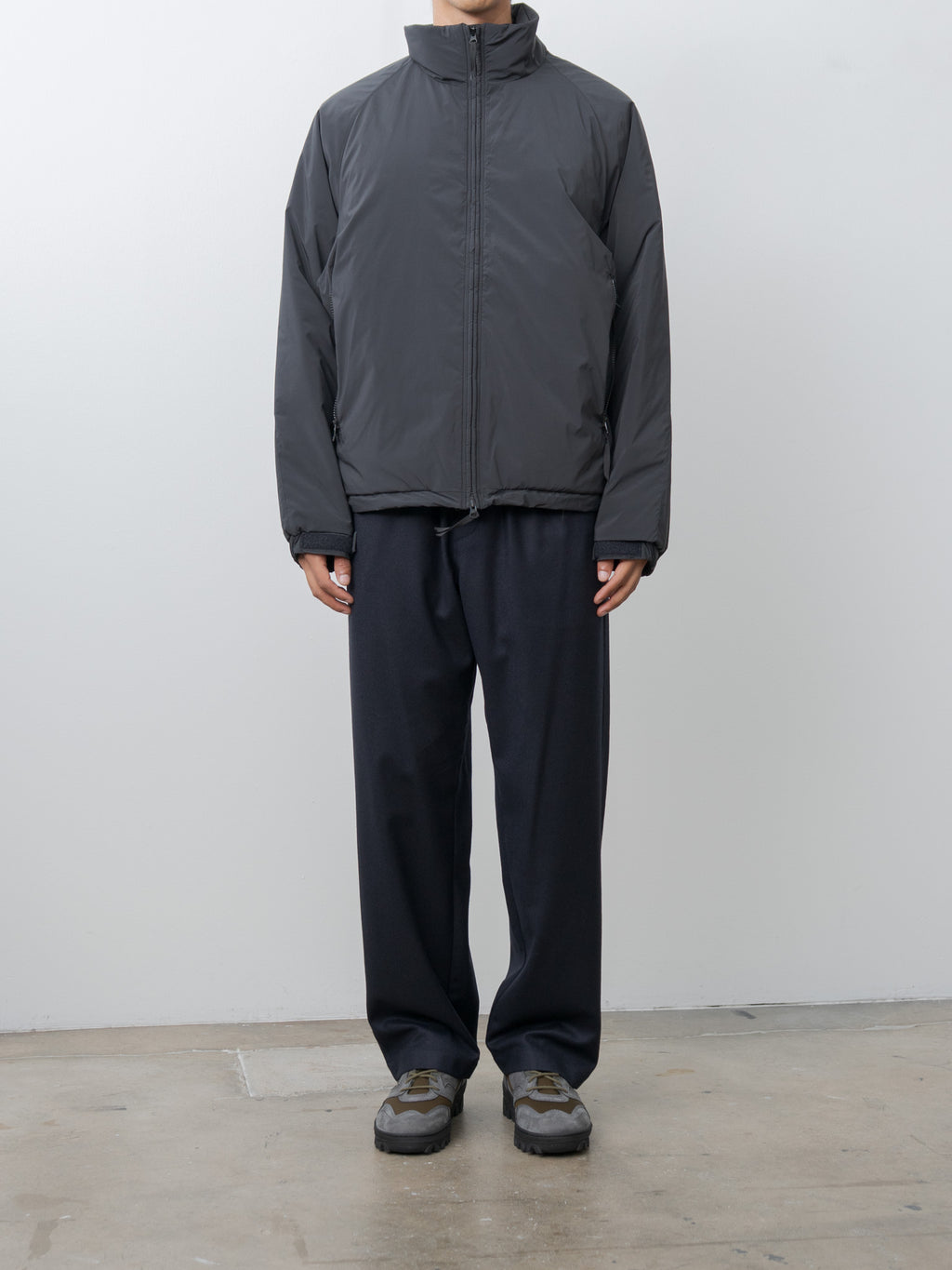 Namu Shop - Kaptain Sunshine Poly Nylon Puffer Jacket - Black