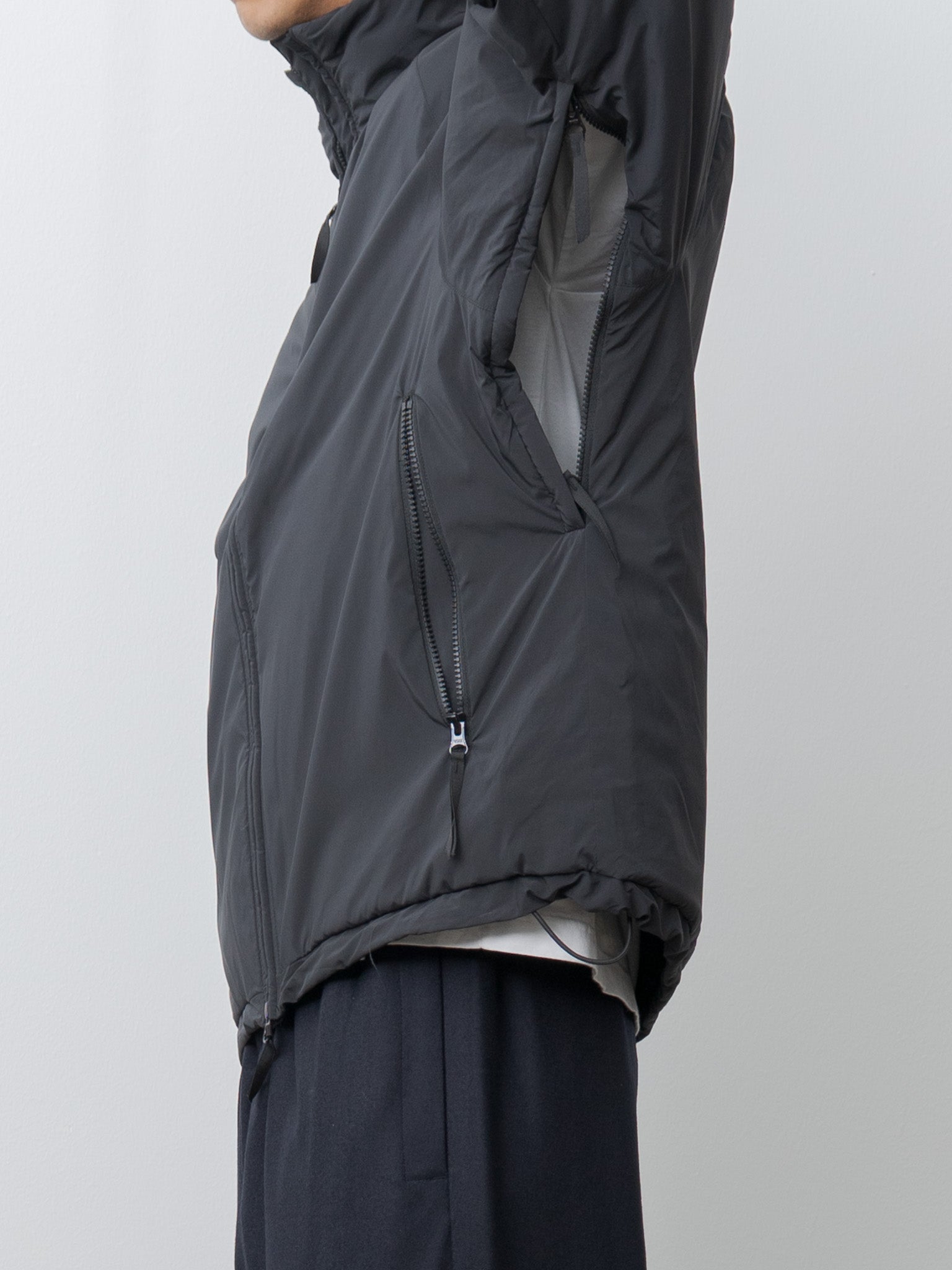 Namu Shop - Kaptain Sunshine Poly Nylon Puffer Jacket - Black