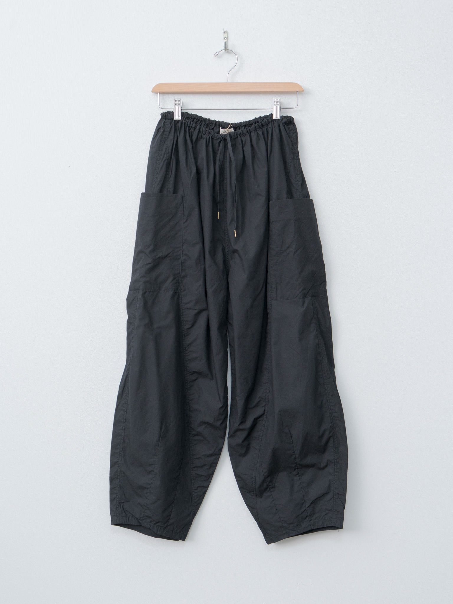 Namu Shop - Ichi Antiquites Typewriter Cotton Pants - Black