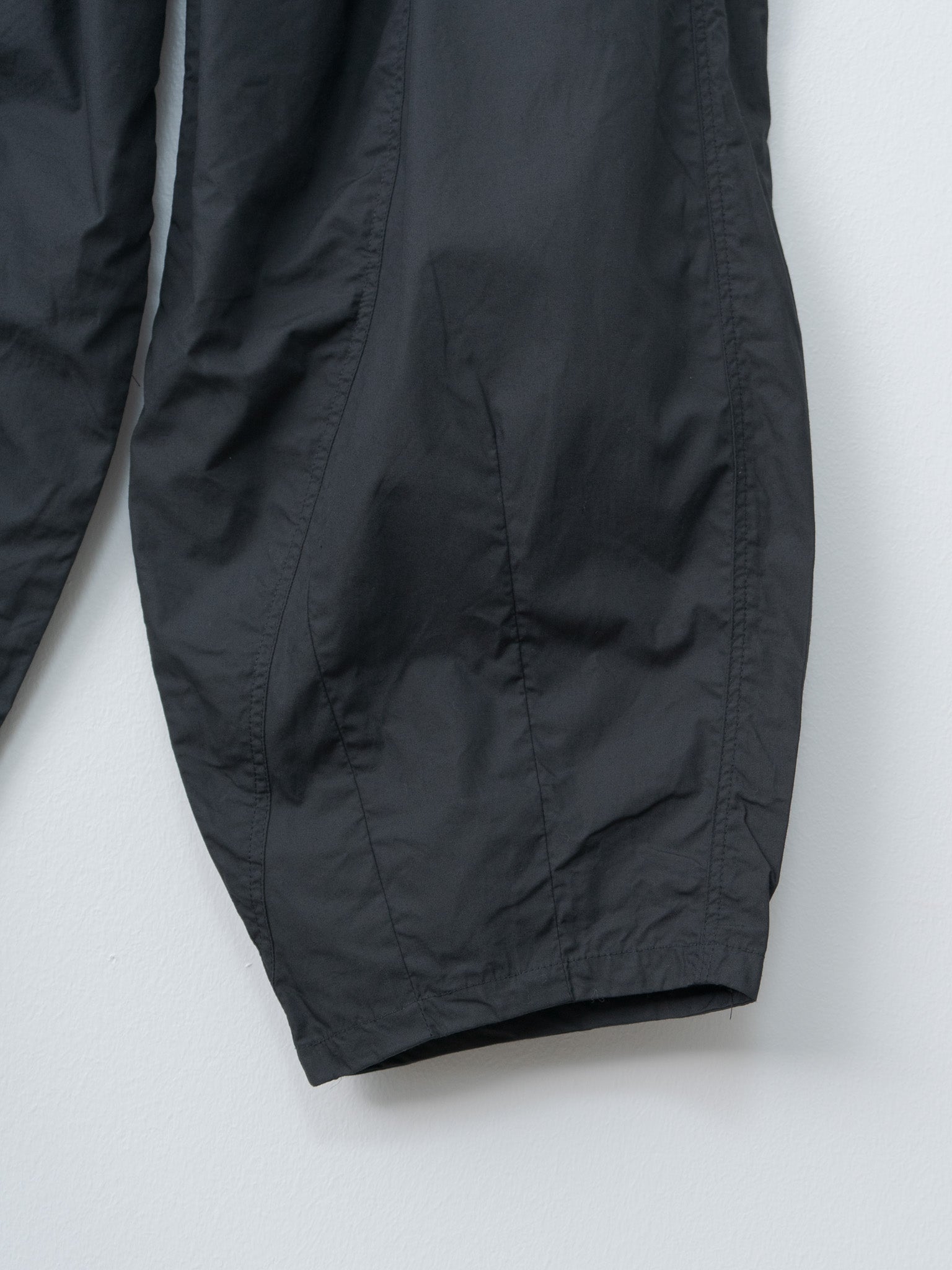Namu Shop - Ichi Antiquites Typewriter Cotton Pants - Black