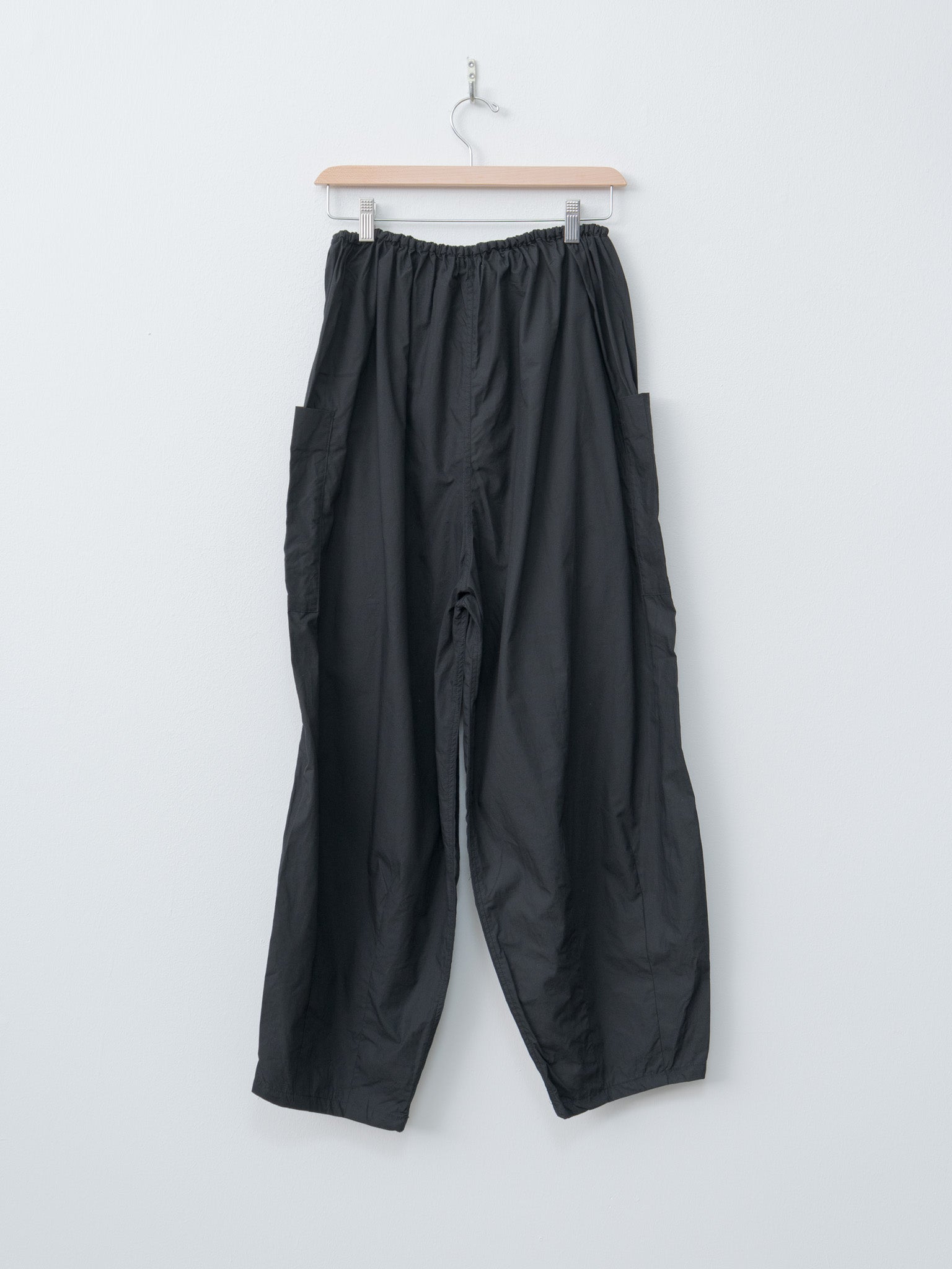 Namu Shop - Ichi Antiquites Typewriter Cotton Pants - Black