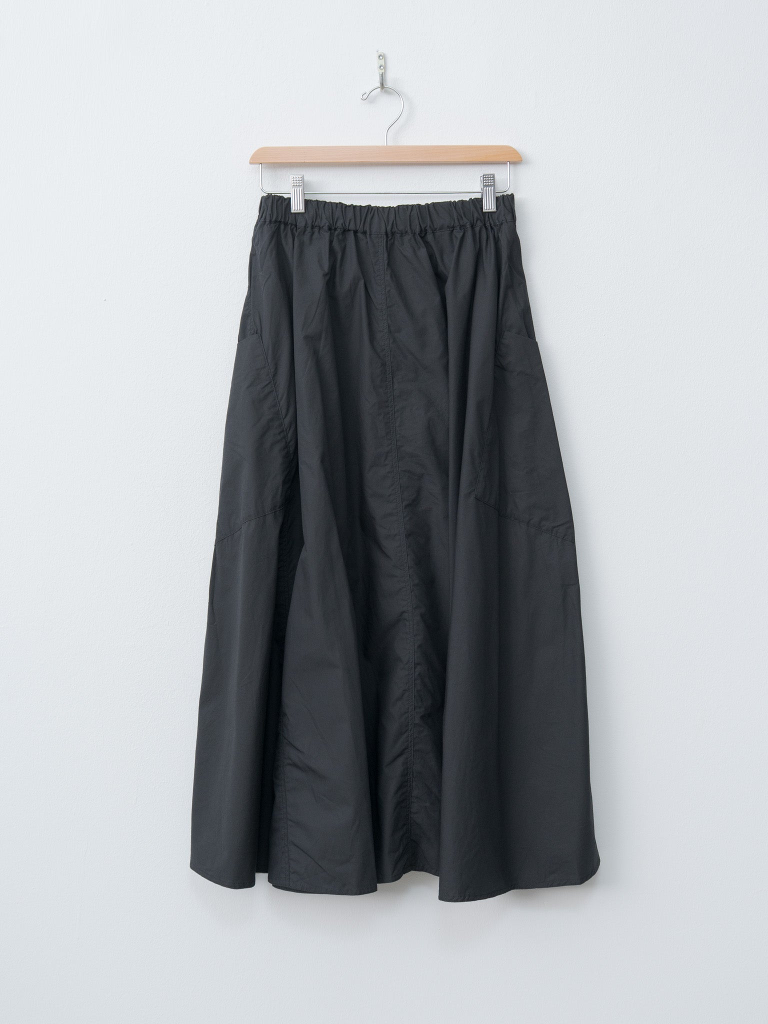 Namu Shop - Ichi Antiquites Typewriter Cotton Skirt - Black