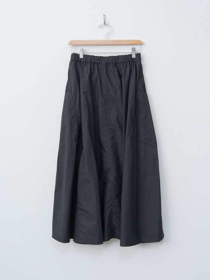 Namu Shop - Ichi Antiquites Typewriter Cotton Skirt - Black