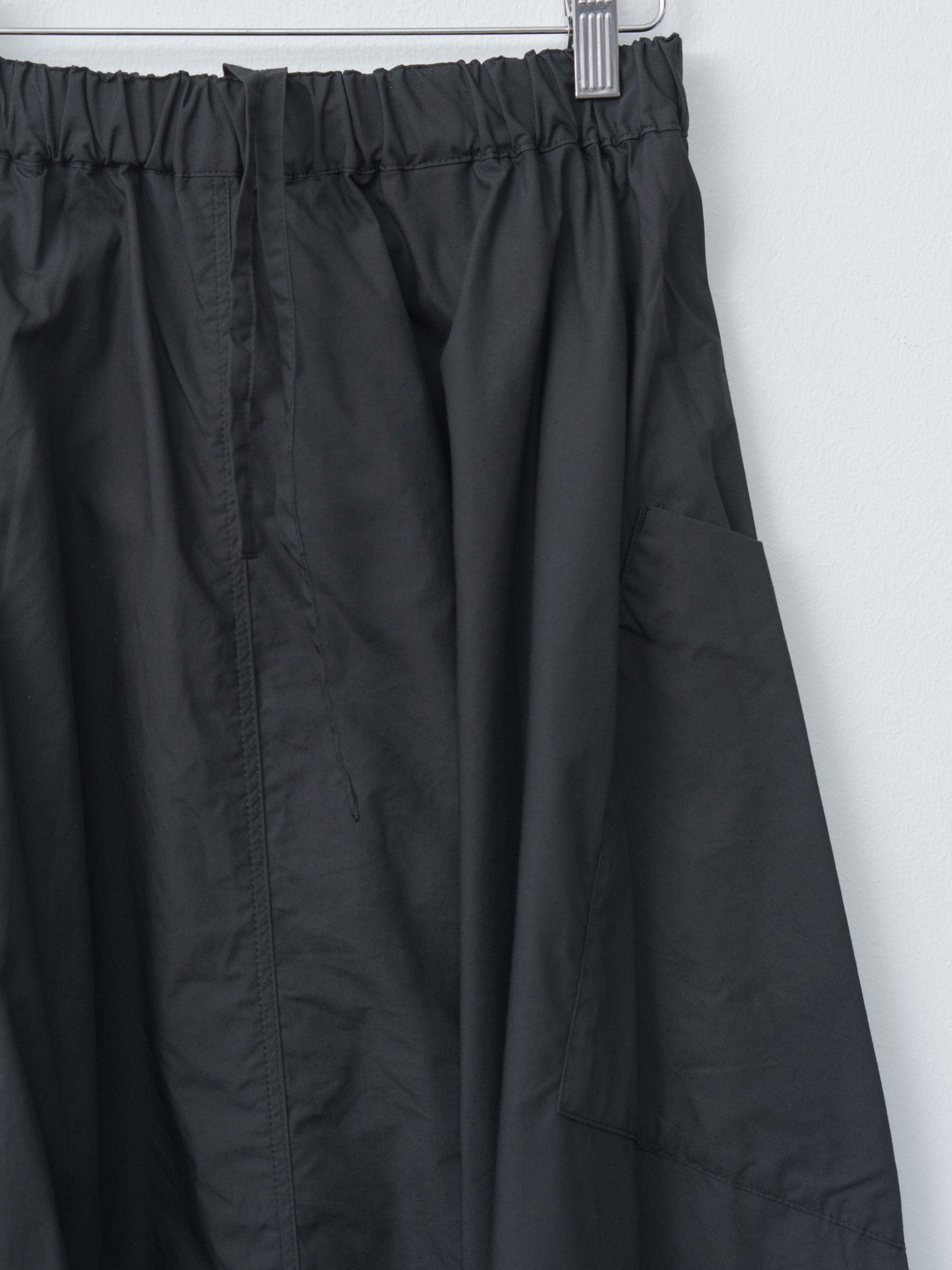 Namu Shop - Ichi Antiquites Typewriter Cotton Skirt - Black