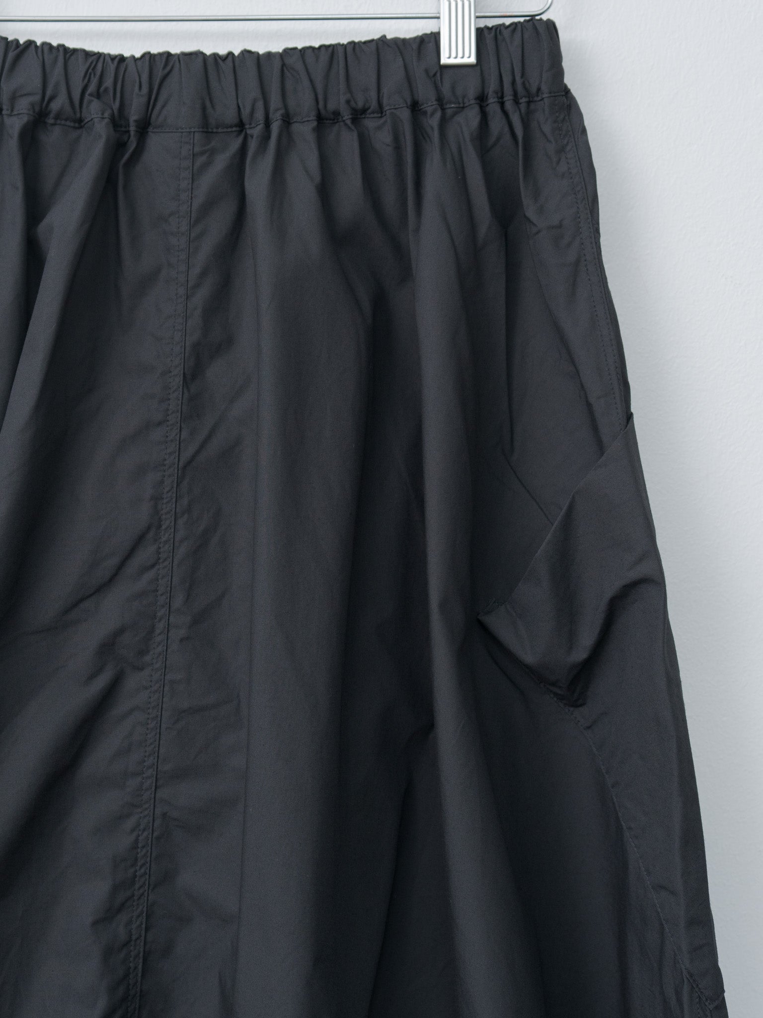 Namu Shop - Ichi Antiquites Typewriter Cotton Skirt - Black