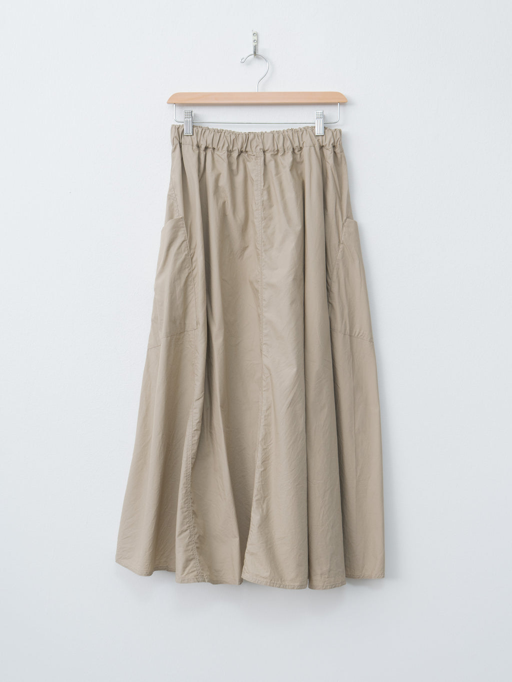 Namu Shop - Ichi Antiquites Typewriter Cotton Skirt - Beige