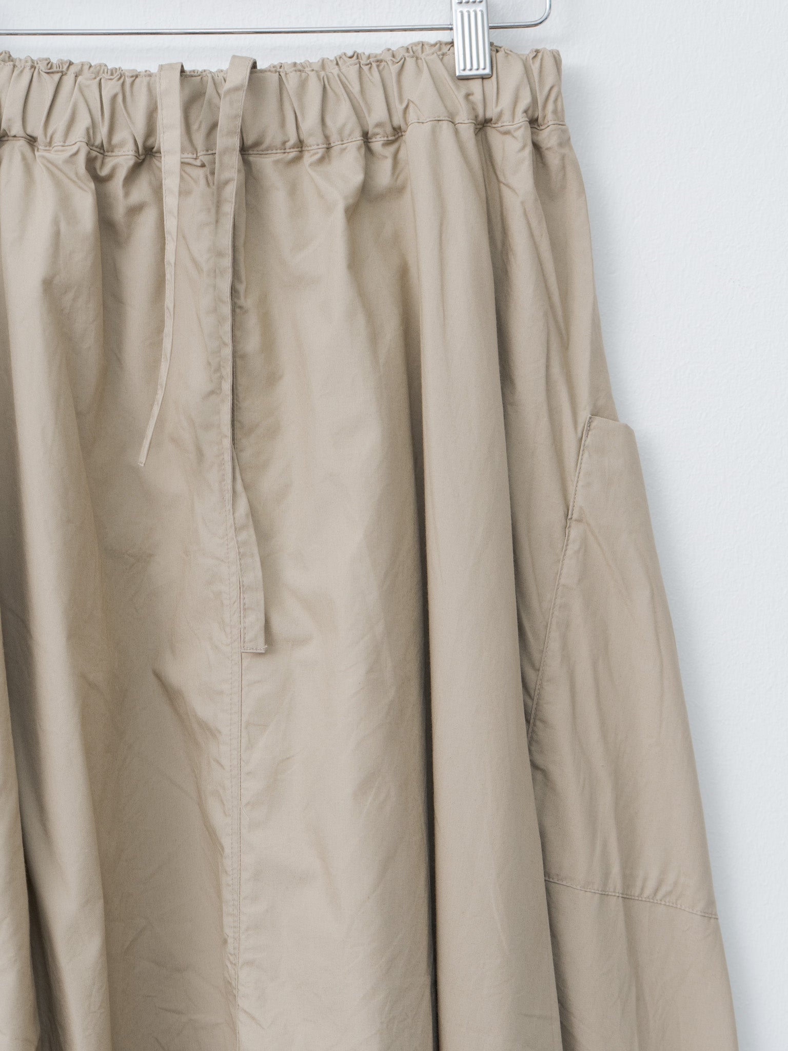Namu Shop - Ichi Antiquites Typewriter Cotton Skirt - Beige