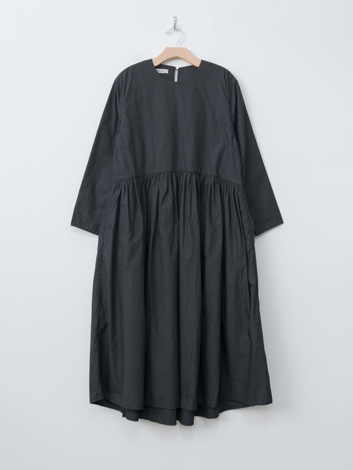 Namu Shop - Ichi Antiquites Typewriter Cotton Dress - Black
