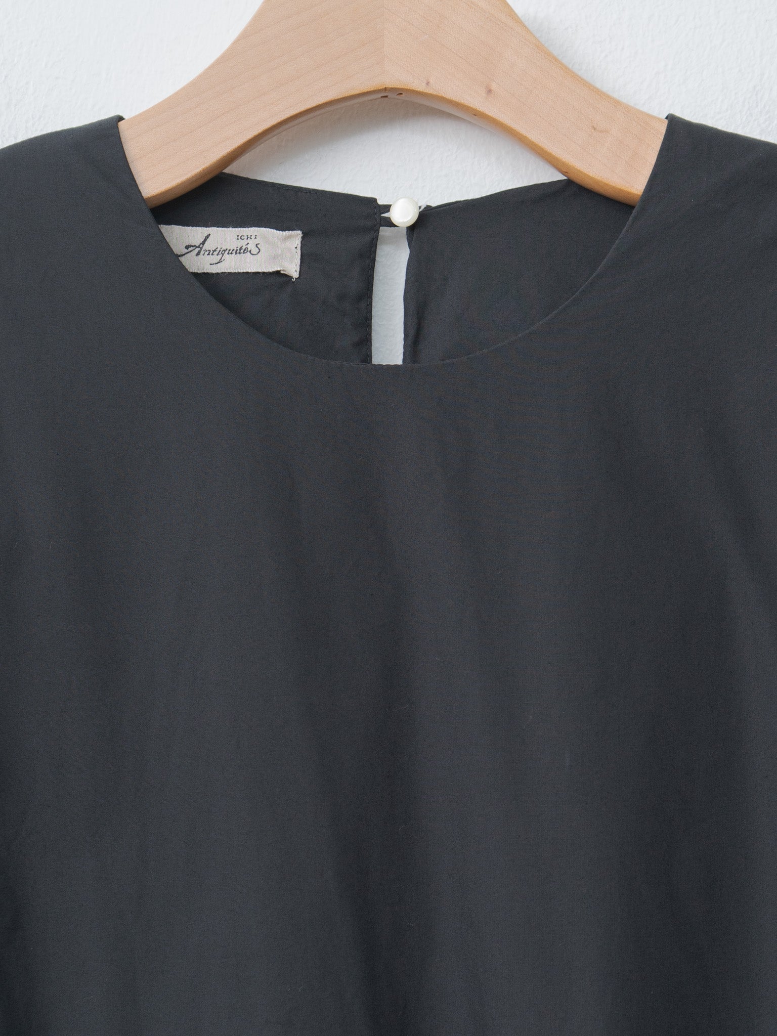 Namu Shop - Ichi Antiquites Typewriter Cotton Dress - Black