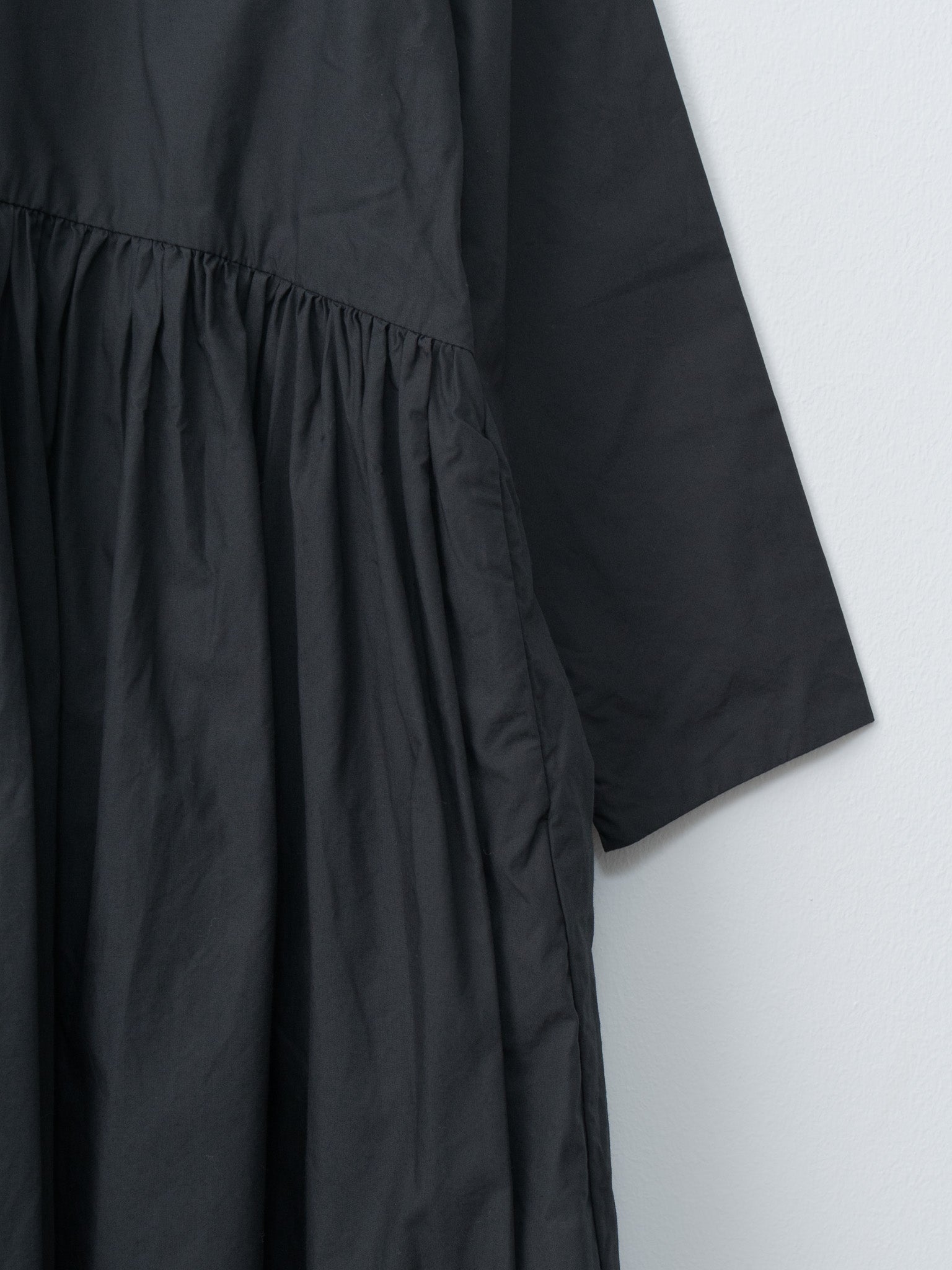 Namu Shop - Ichi Antiquites Typewriter Cotton Dress - Black