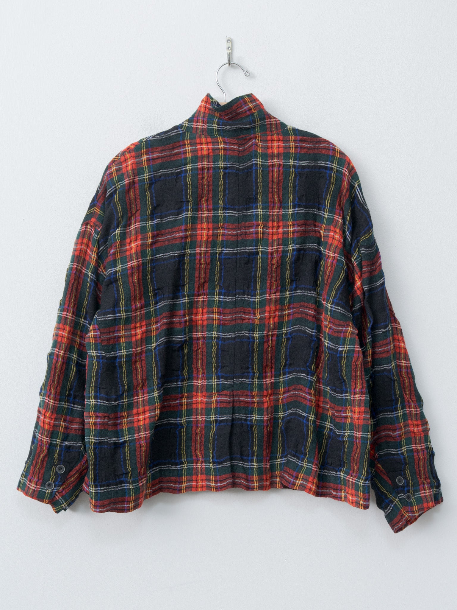 Namu Shop - Ichi Antiquites C/W Tartan Jacket - Black