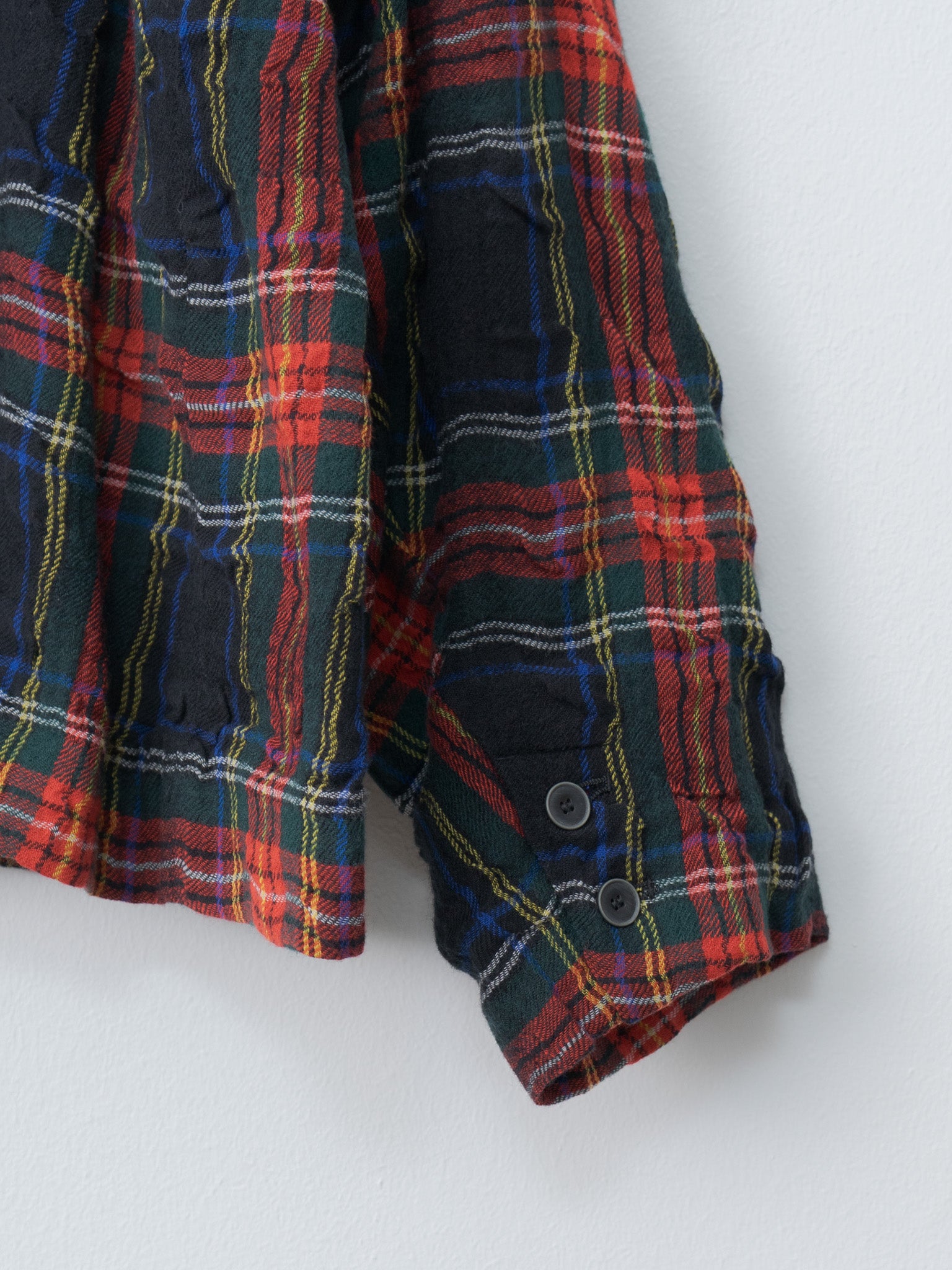 Namu Shop - Ichi Antiquites C/W Tartan Jacket - Black