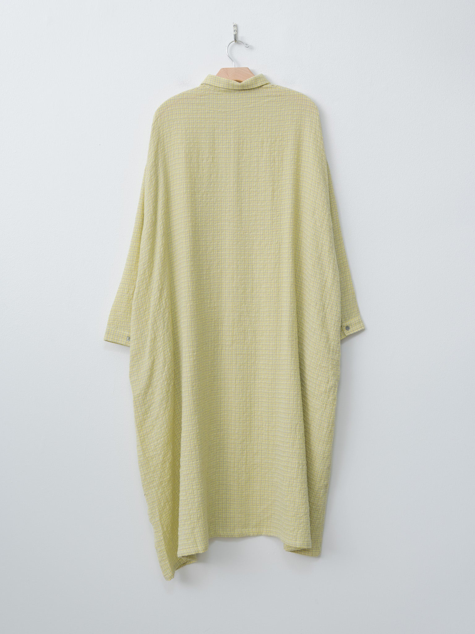 Namu Shop - Ichi Antiquites W/C Gingham Dress - Yellow x Gray