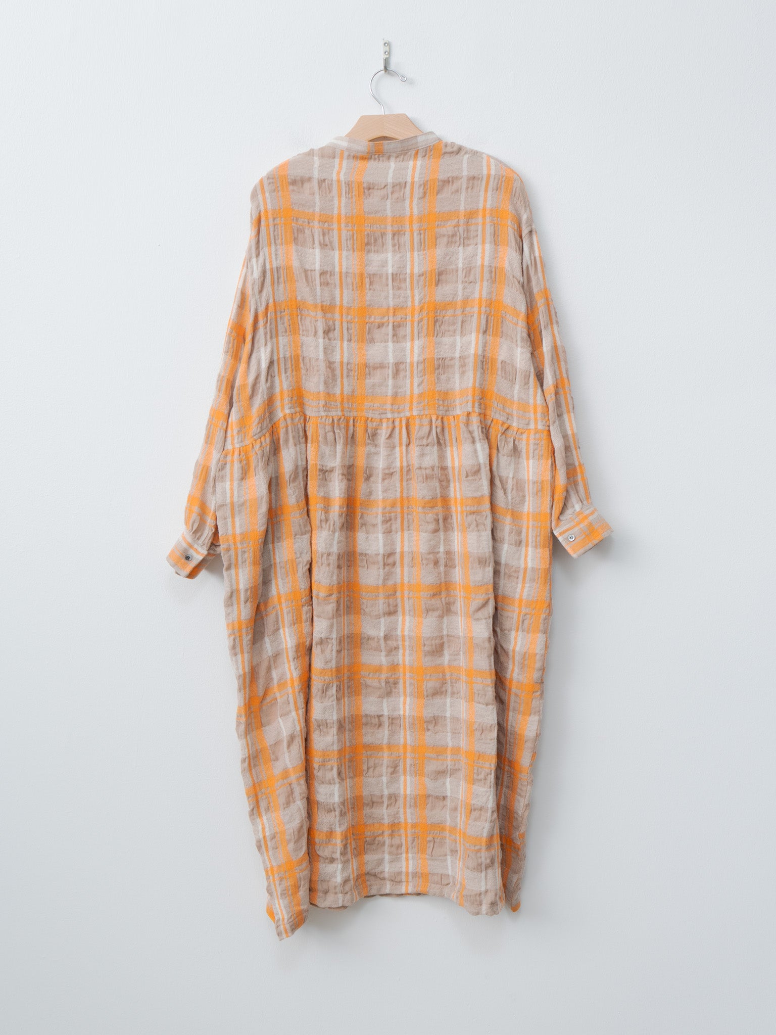 Namu Shop - Ichi Antiquites C/W Tartan Dress - Orange
