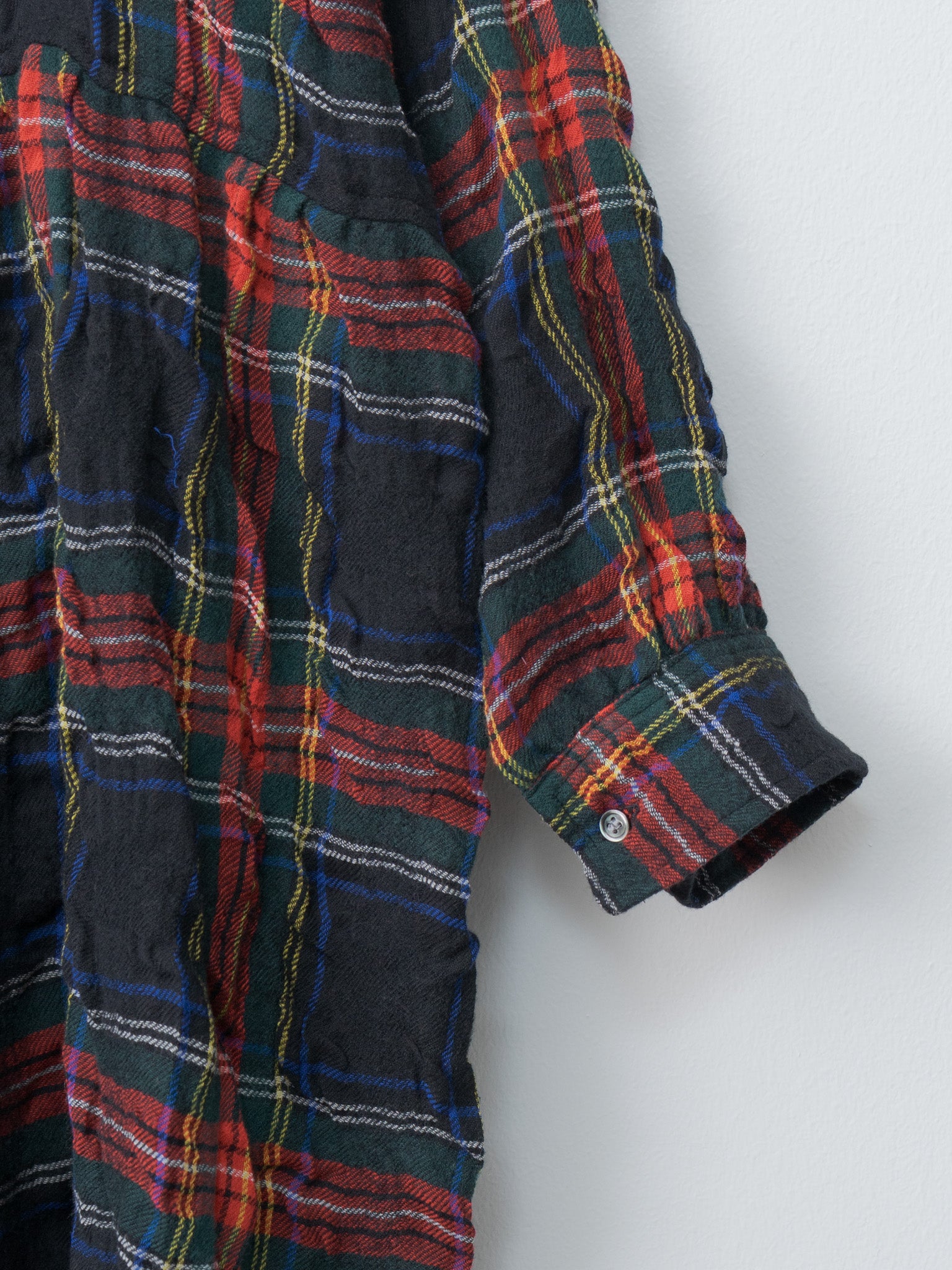 Namu Shop - Ichi Antiquites C/W Tartan Dress - Black