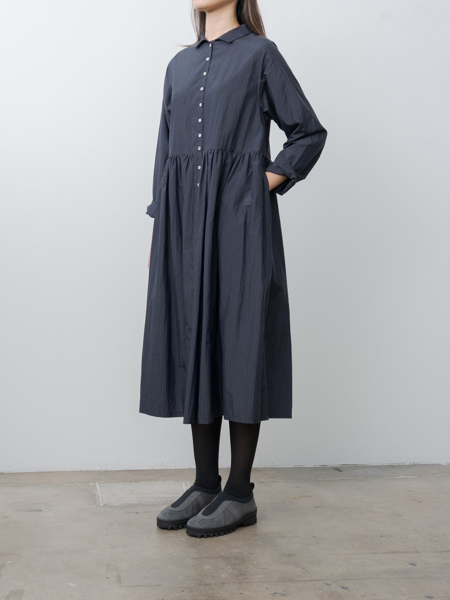 Namu Shop - Eleph Mina Dress - Navy