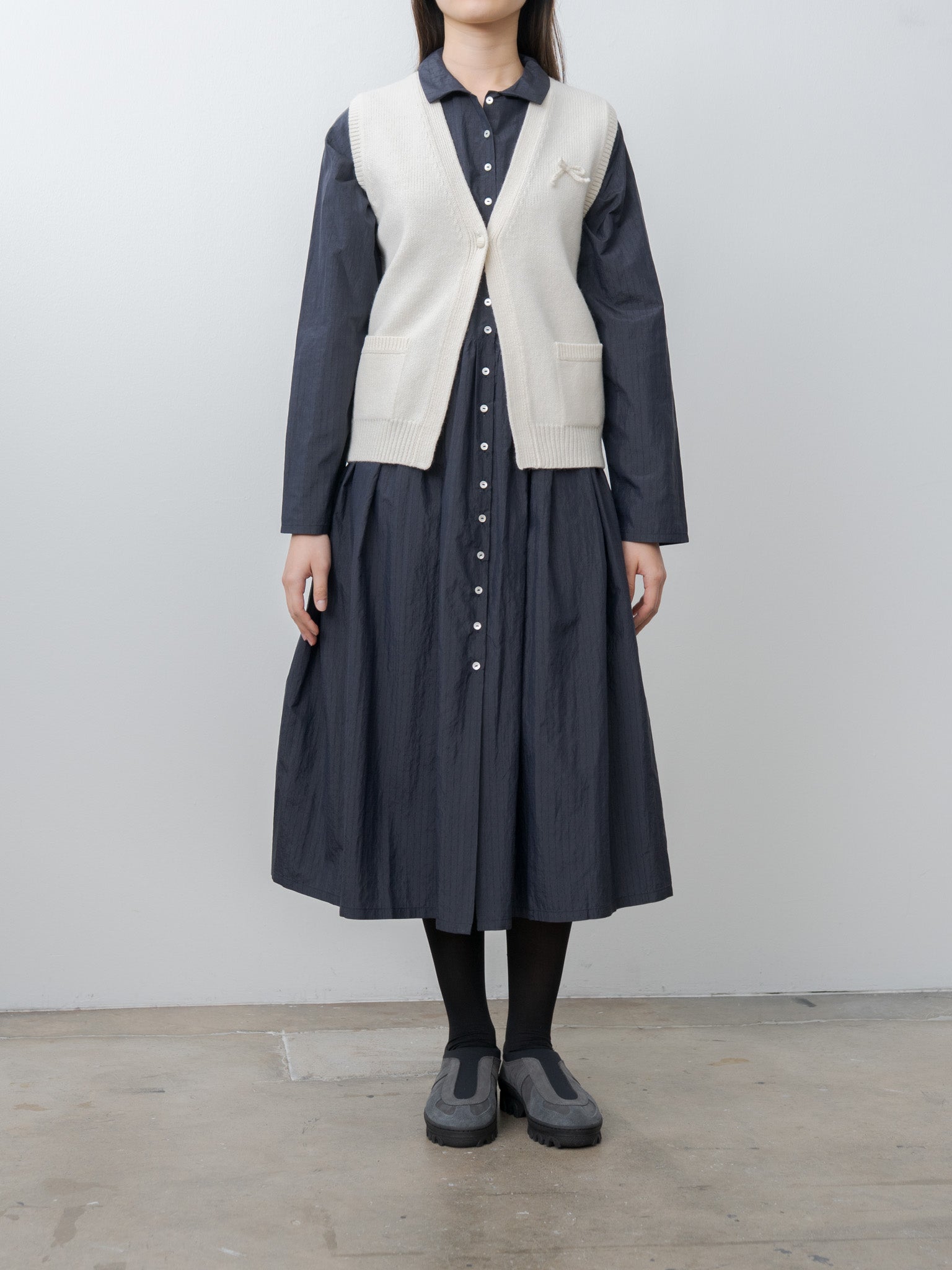 Namu Shop - Eleph Mina Dress - Navy