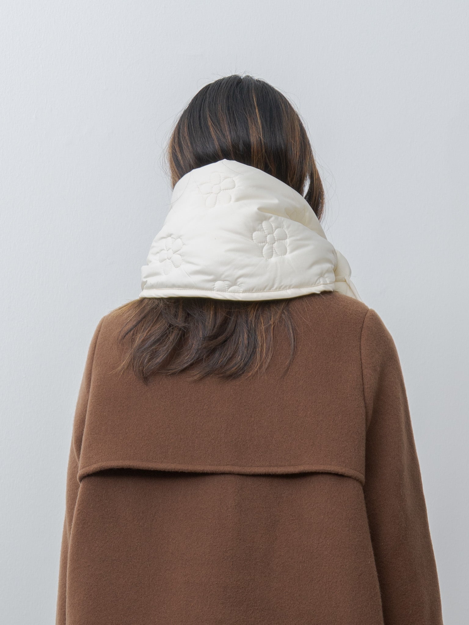 Namu Shop - Eleph Puff Scarf - Off White