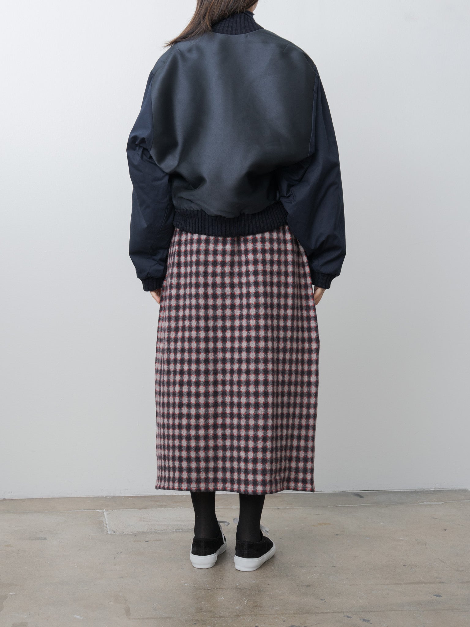 Namu Shop - Eleph Bow Coat - Navy