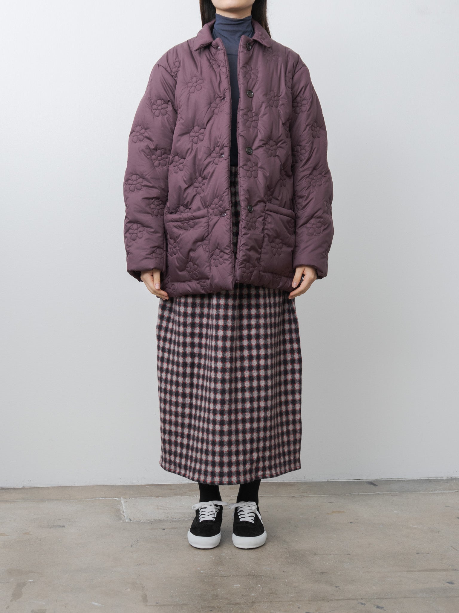 Namu Shop - Eleph Small Puff Coat - Burgundy
