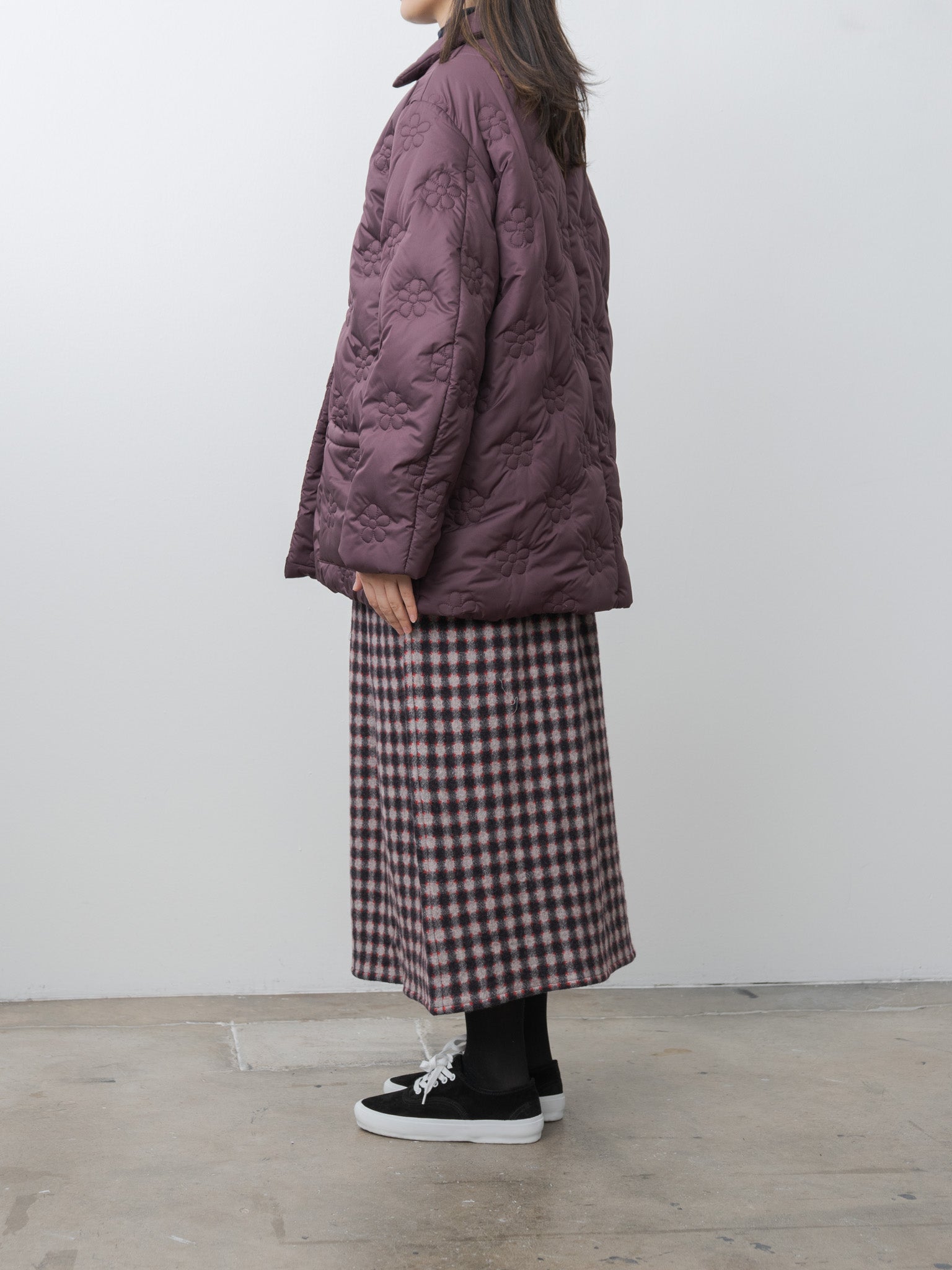 Namu Shop - Eleph Small Puff Coat - Burgundy