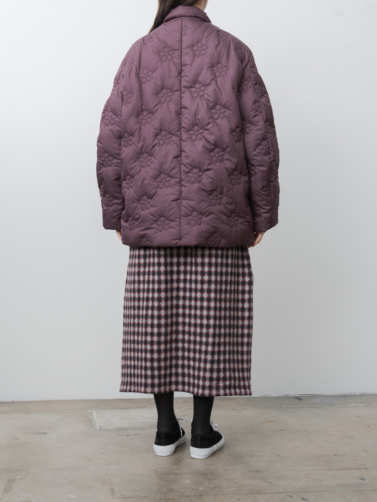 Namu Shop - Eleph Small Puff Coat - Burgundy