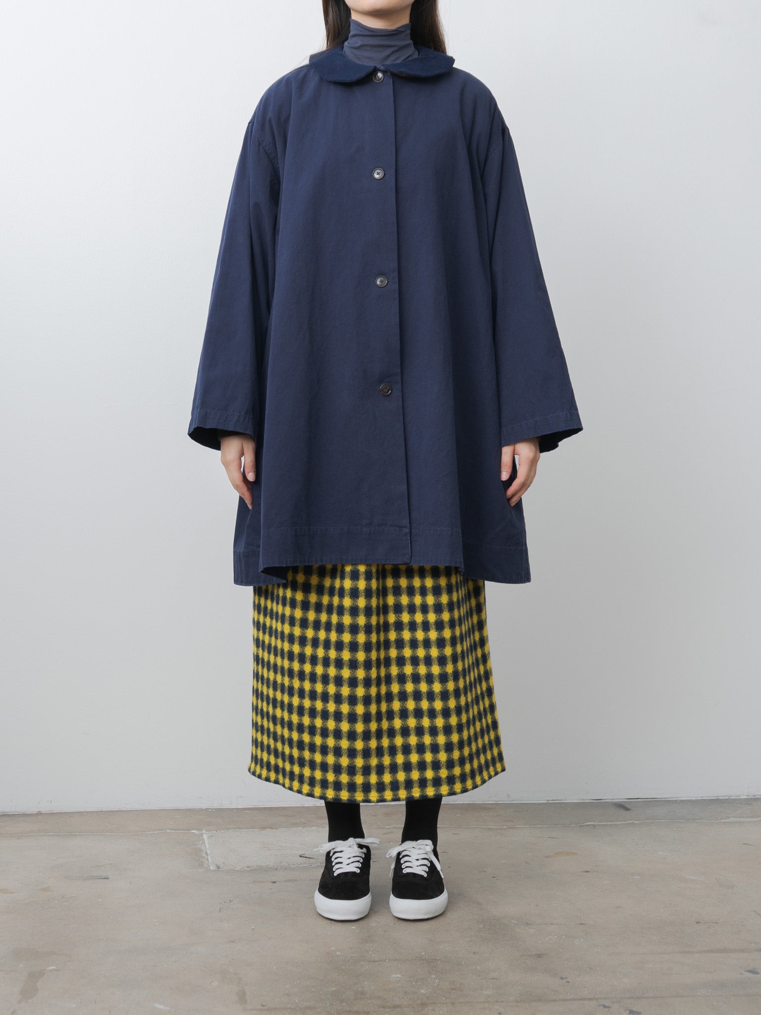 Namu Shop - Eleph Ange Coat Long - Navy
