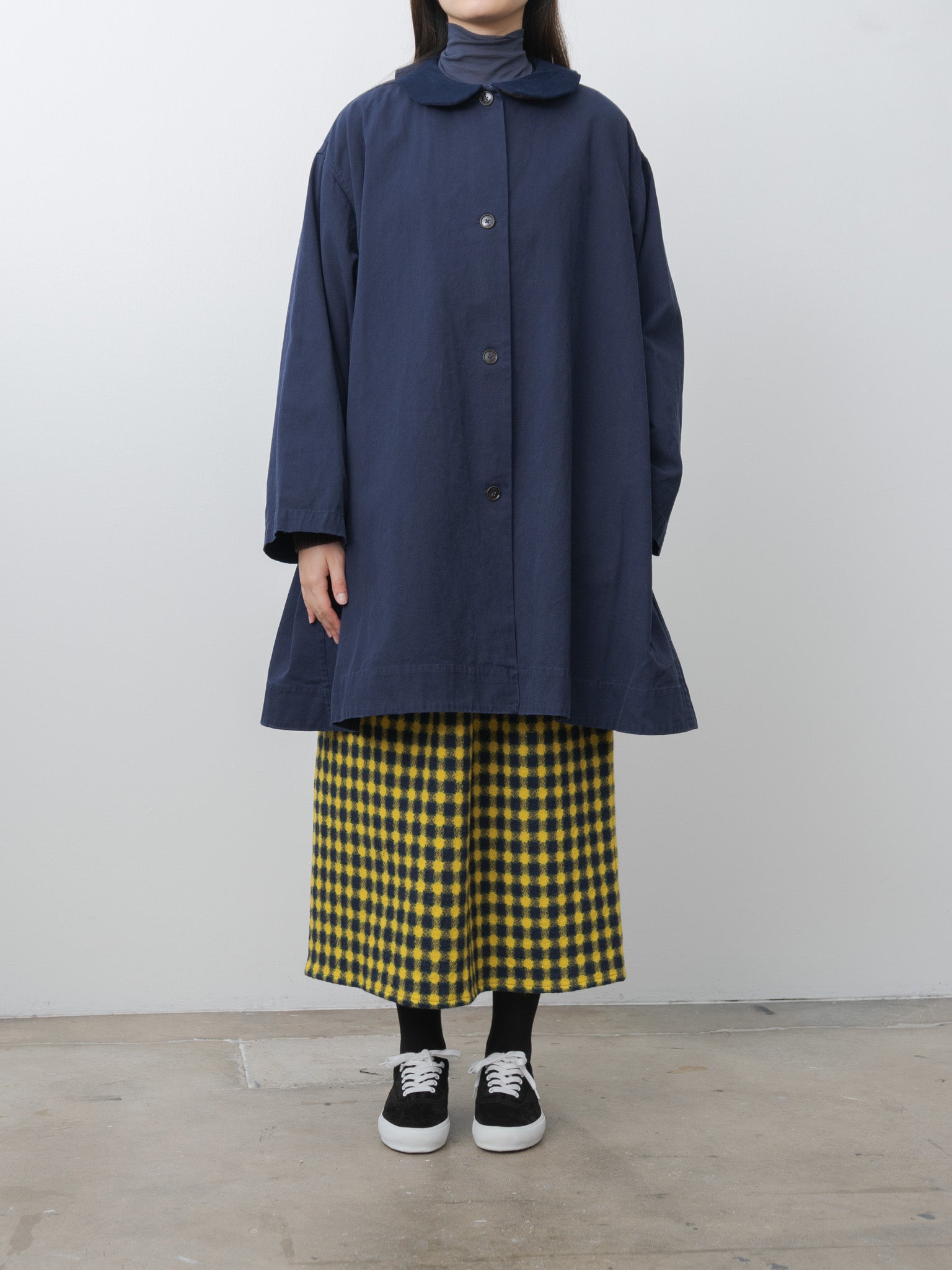 Namu Shop - Eleph Ange Coat Long - Navy