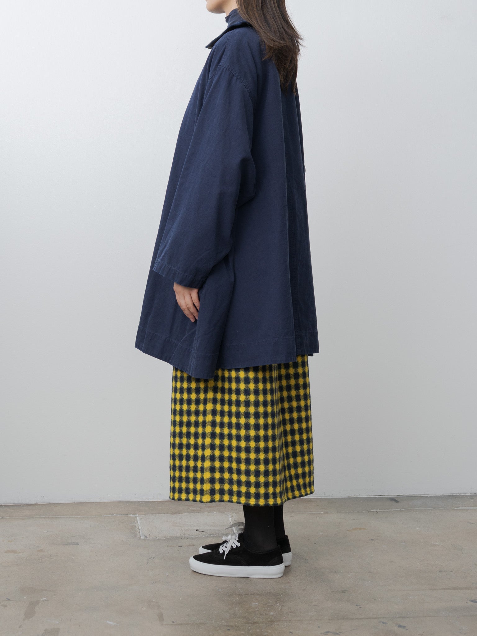 Namu Shop - Eleph Ange Coat Long - Navy