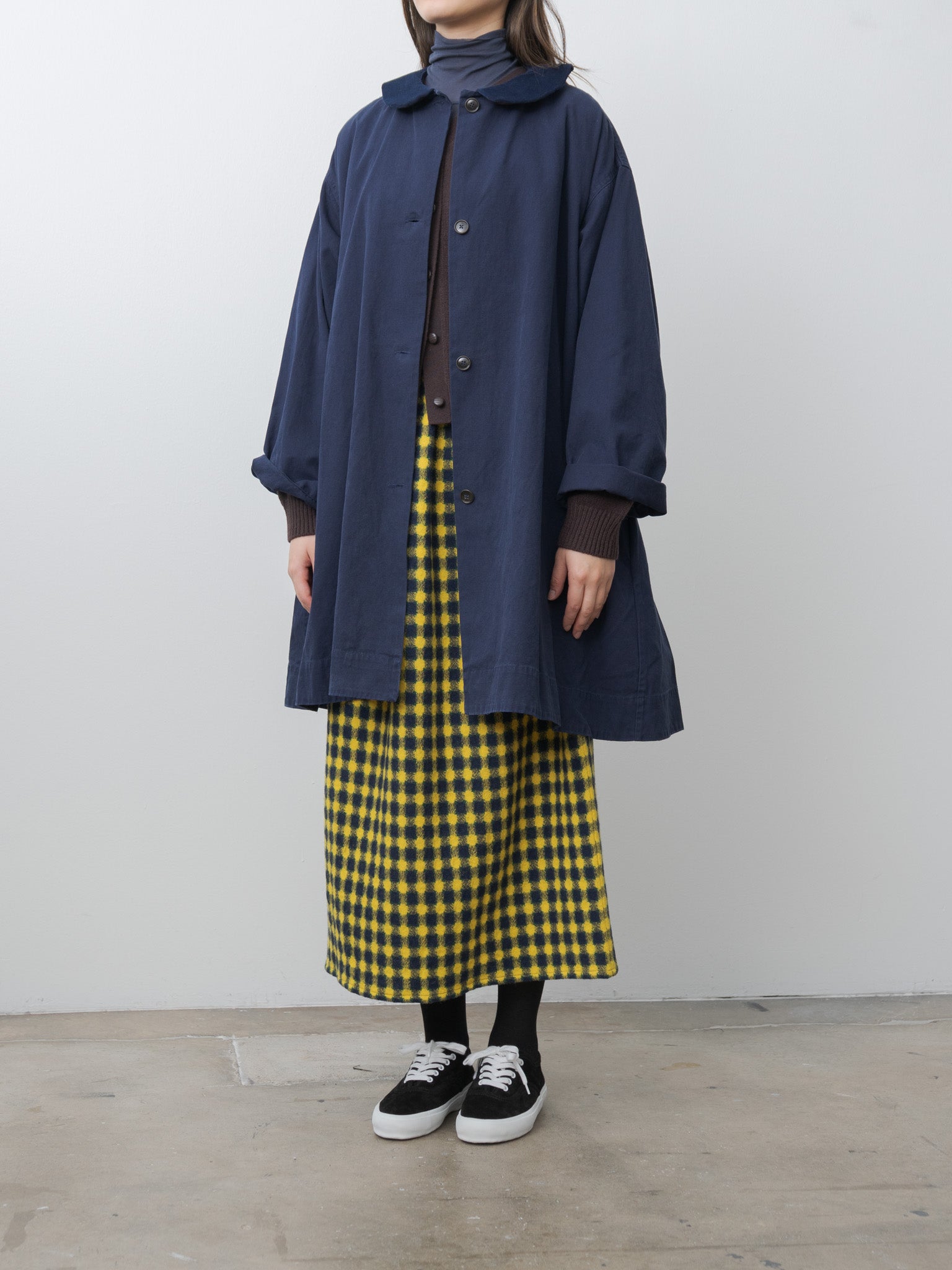 Namu Shop - Eleph Ange Coat Long - Navy