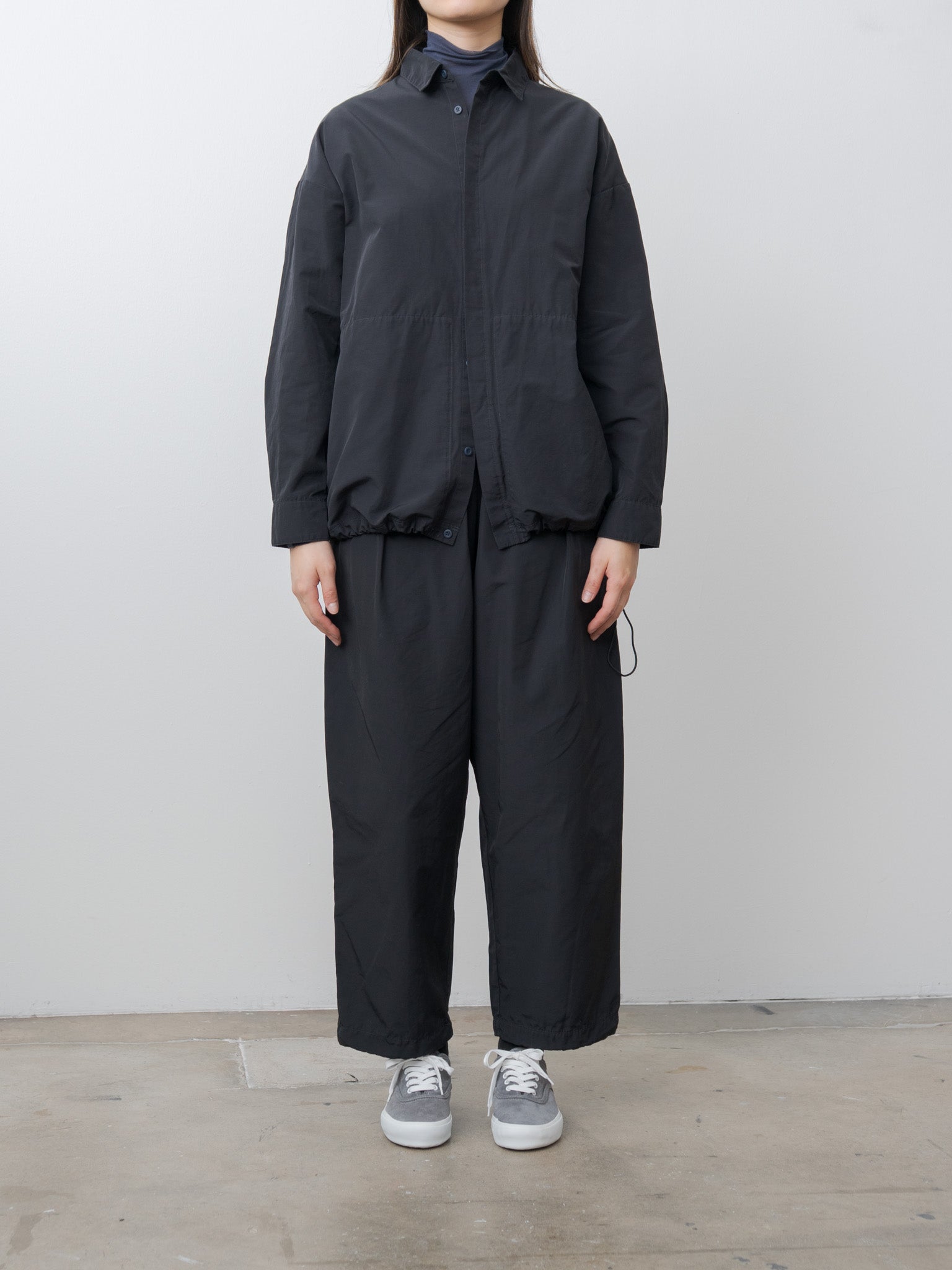 Namu Shop - Veritecoeur Unisex C/N Shirt Jacket - Dark Navy