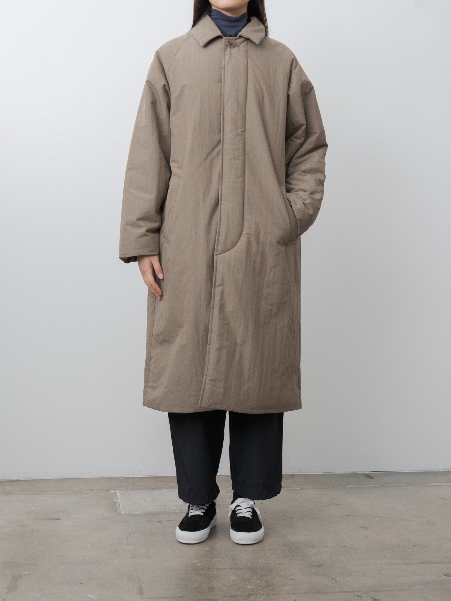 Namu Shop - Veritecoeur Padded Coat - Khaki Brown