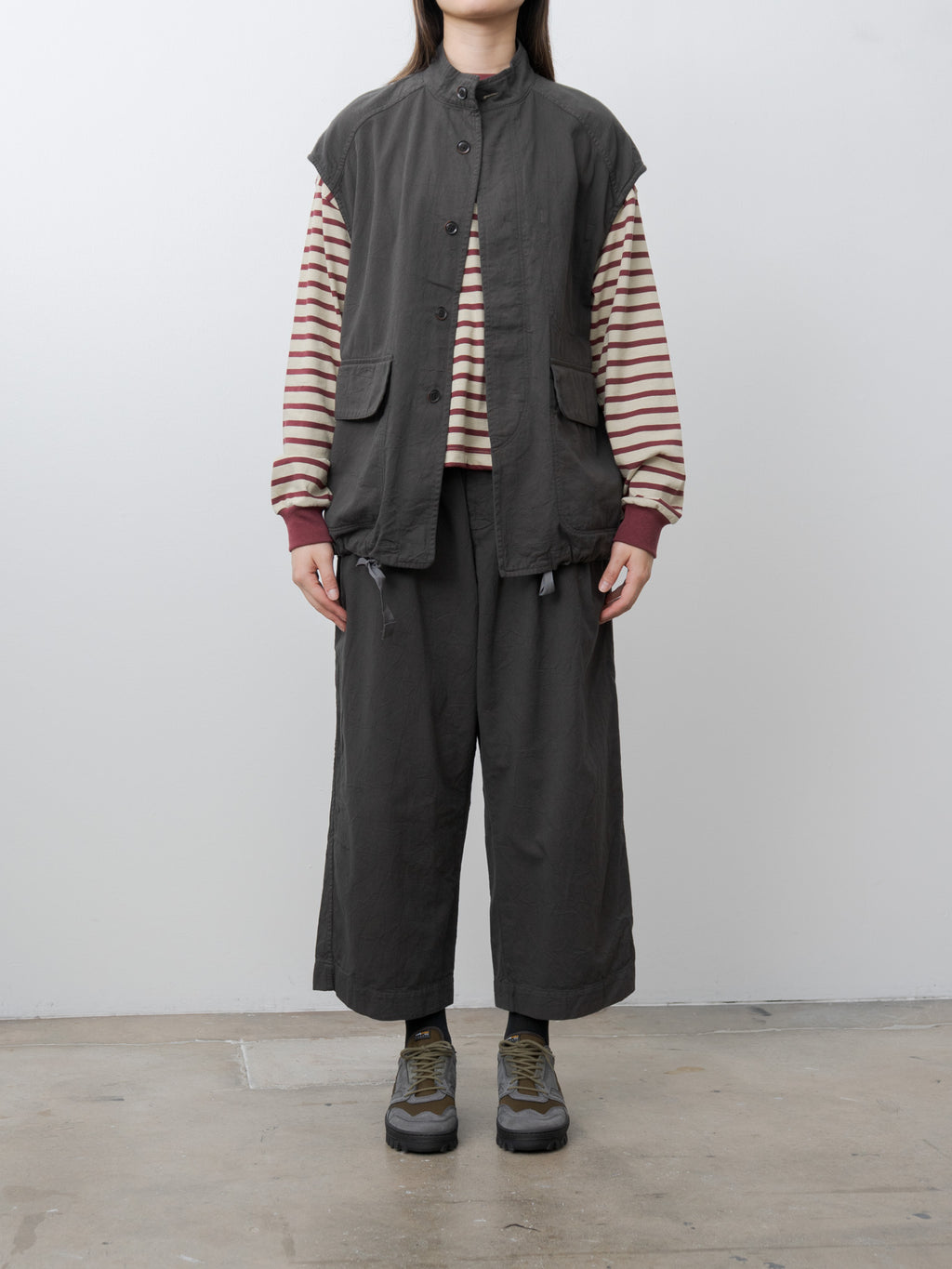 Namu Shop - Veritecoeur Washer Vest - Khaki Brown